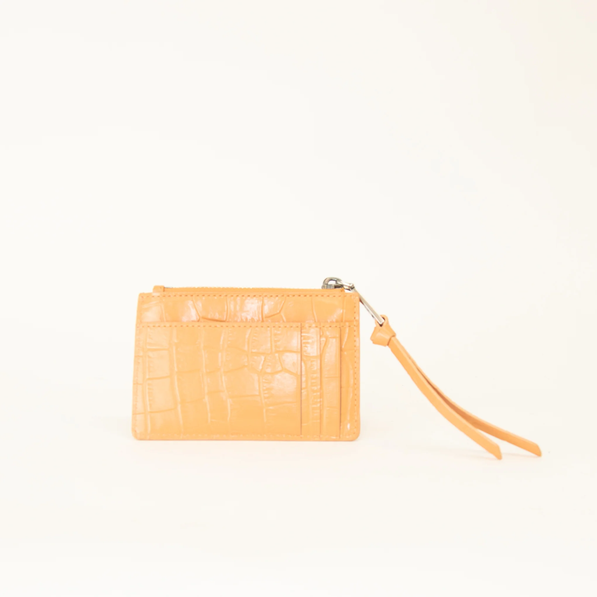 Marc Jacobs Orange Moc Croc Coin Pouch - Image 4