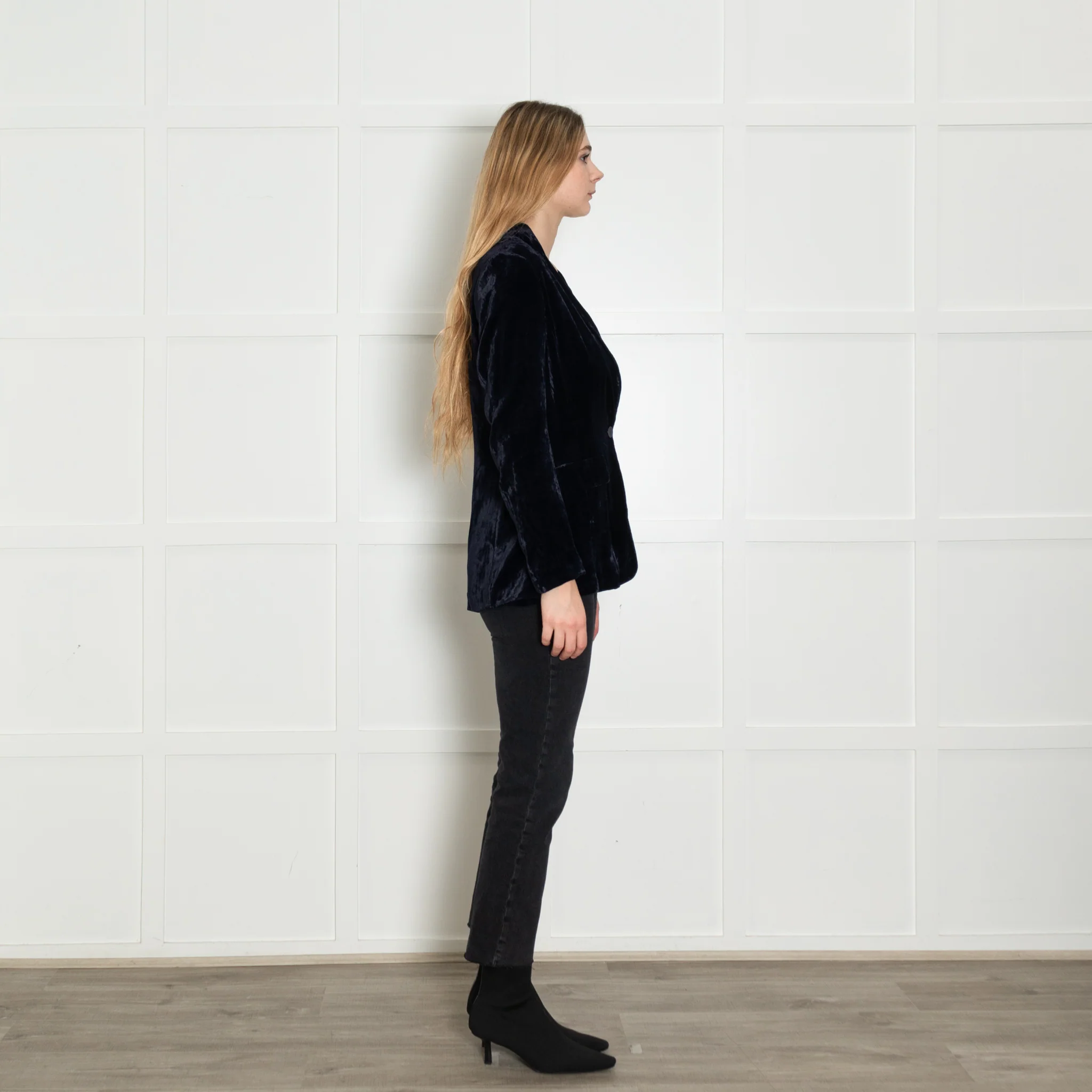 Marccain Purple Velvet Blazer - Image 6