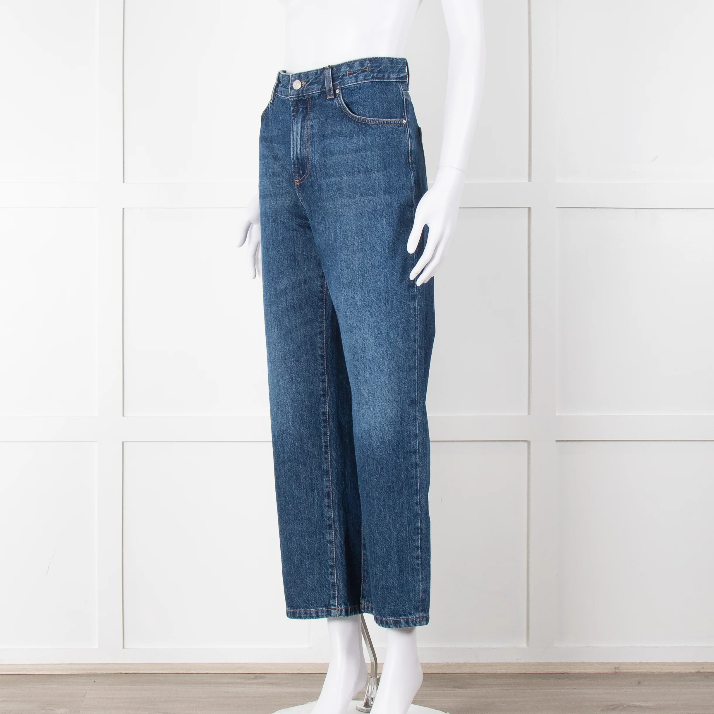 Marella Blue Denim Mom Style Jeans - Image 8