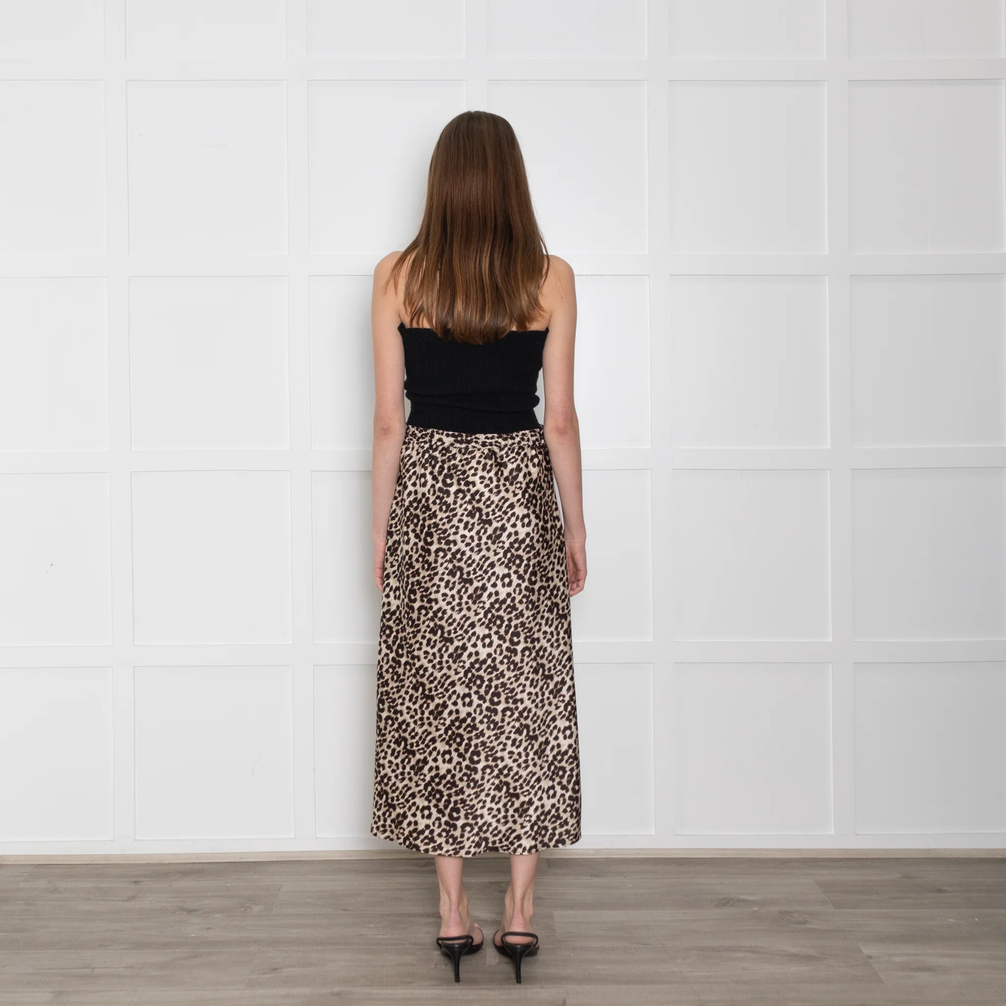 Marella Sport Animal Print Skirt With Drawstring Waist - Image 5