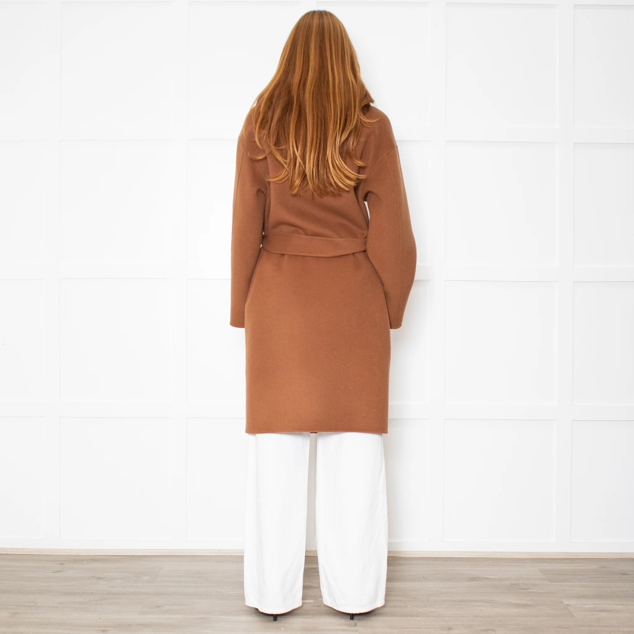 Marella Tan Wool Coat - Image 5