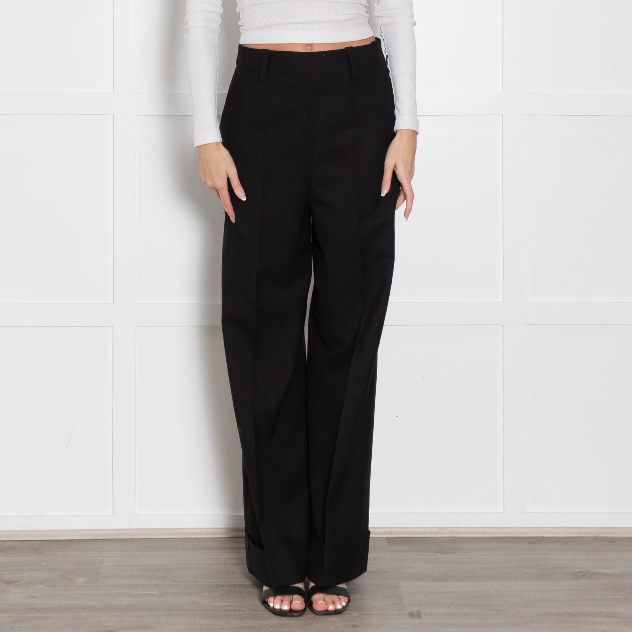 Margaret Howell Black Wool Trousers - Image 2