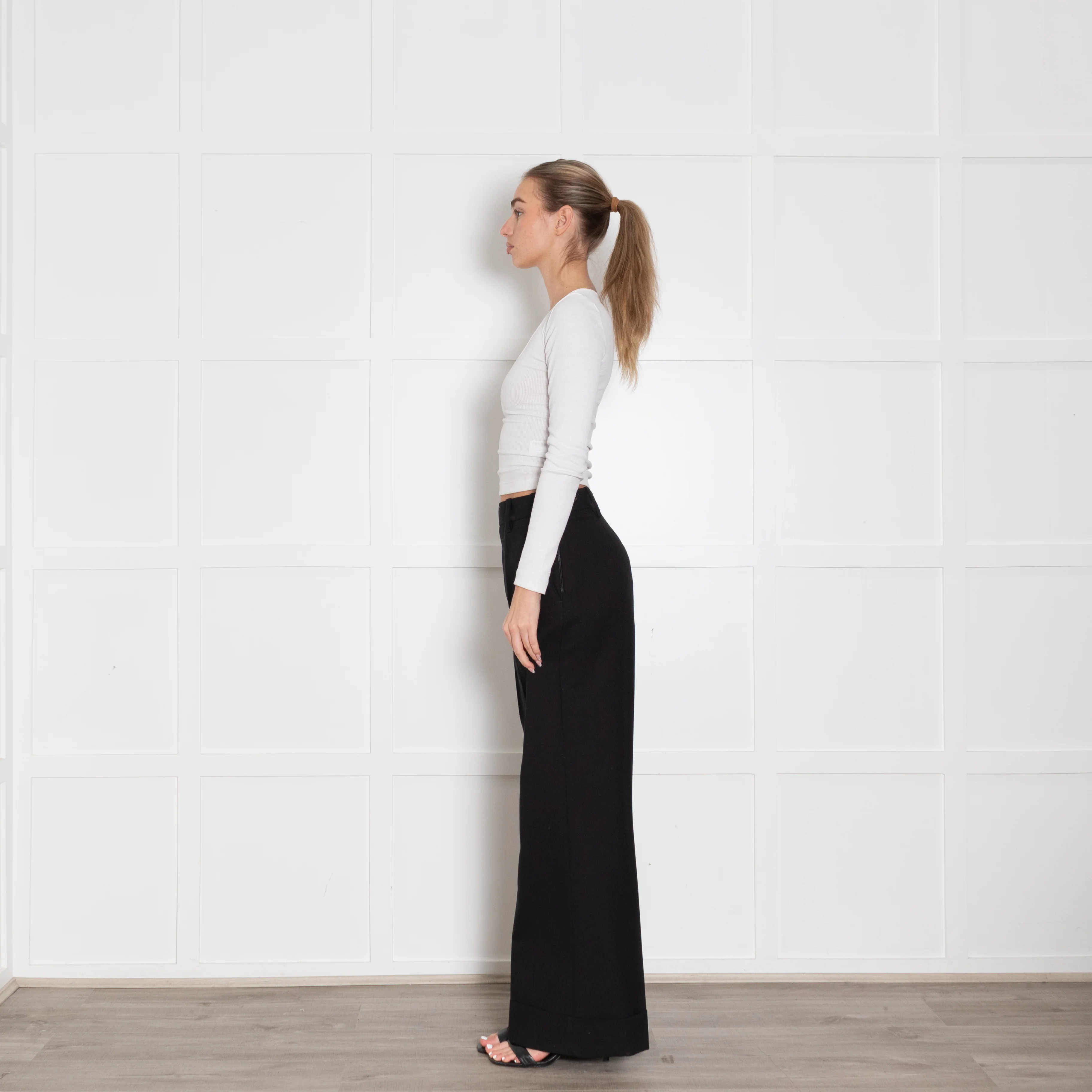 Margaret Howell Black Wool Trousers - Image 4