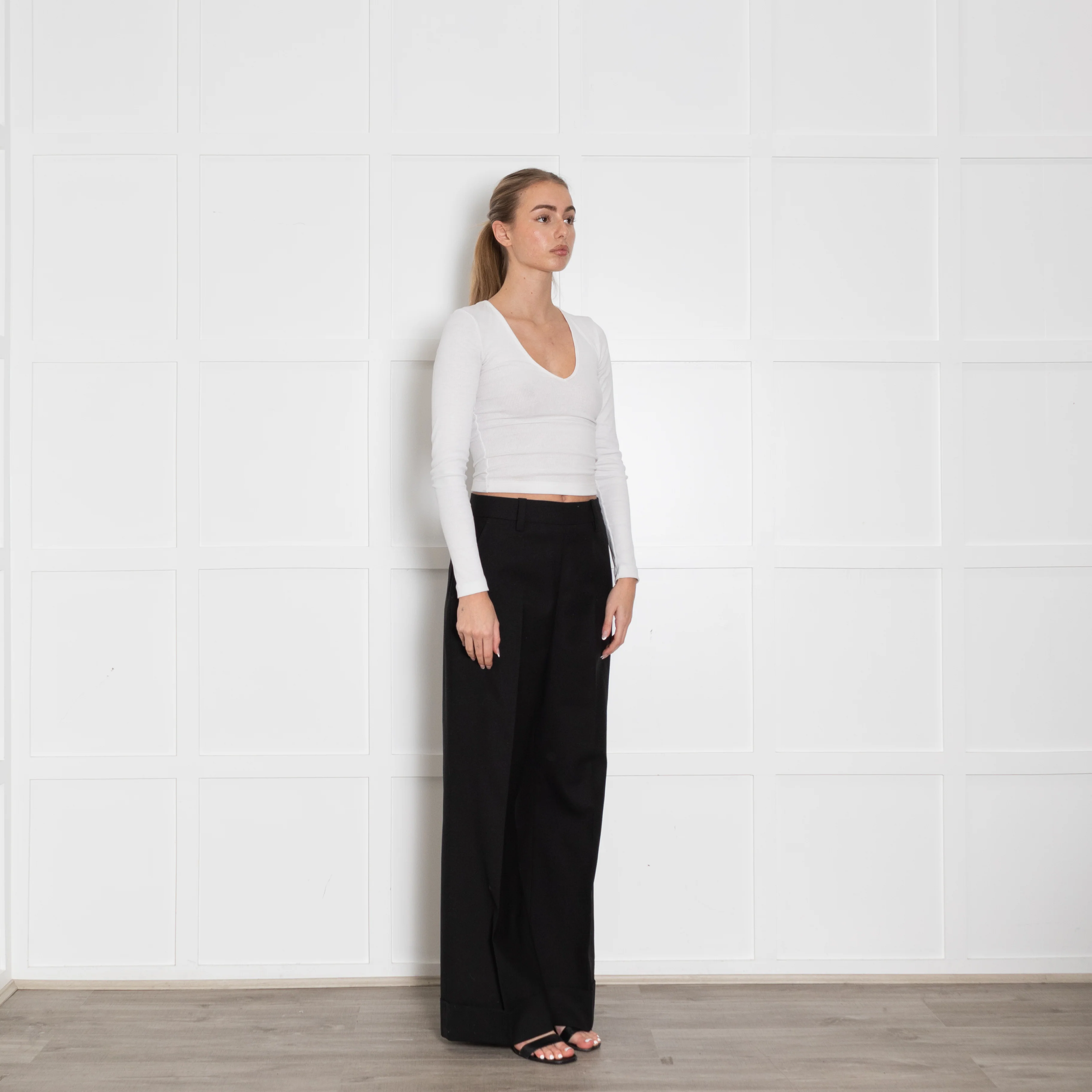 Margaret Howell Black Wool Trousers - Image 7