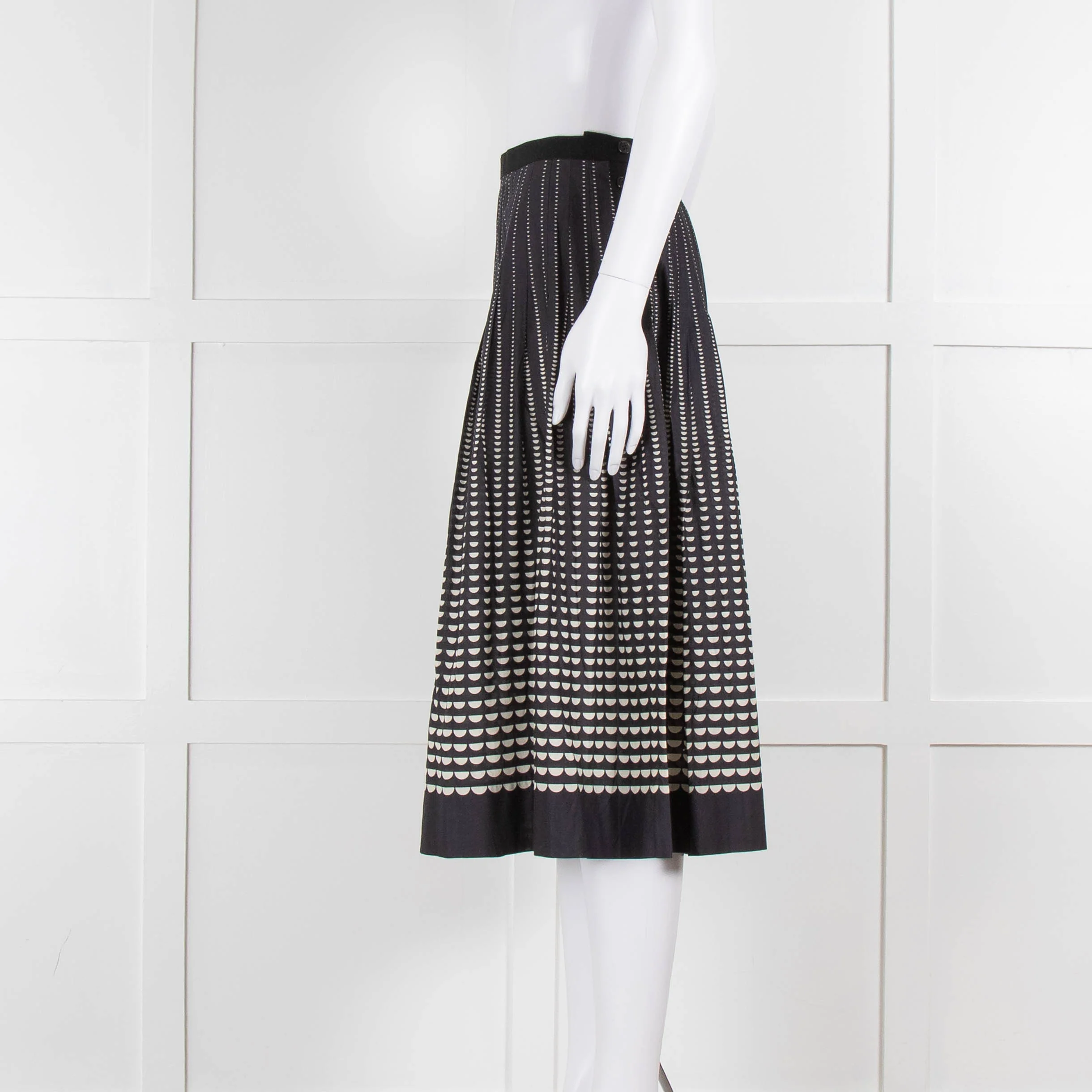 Margaret Howell Half Moon Print Skirt - Image 7