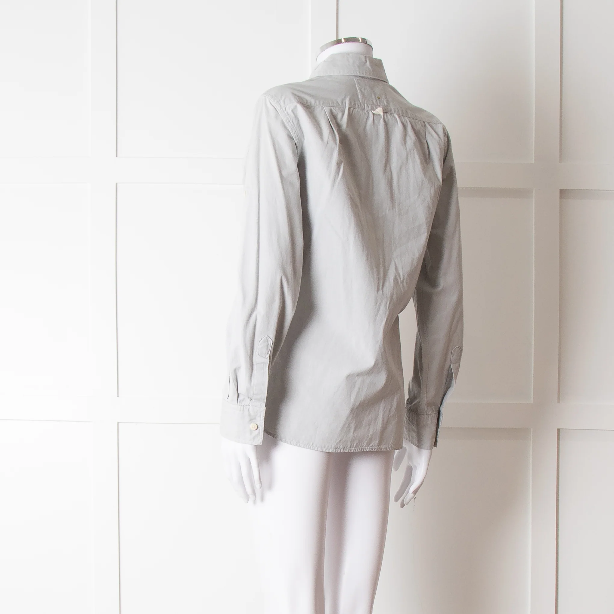 Margaret Howell Light Grey Cotton Shirt - Image 4