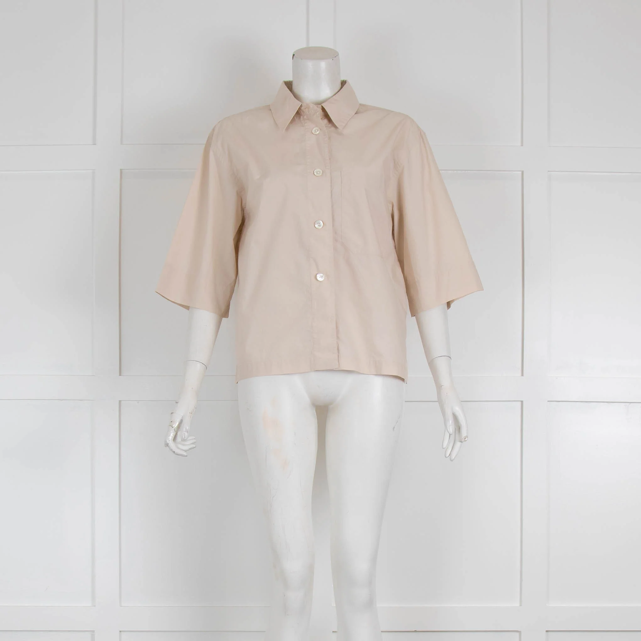 Margaret Howell Beige Short Sleeve Shirt