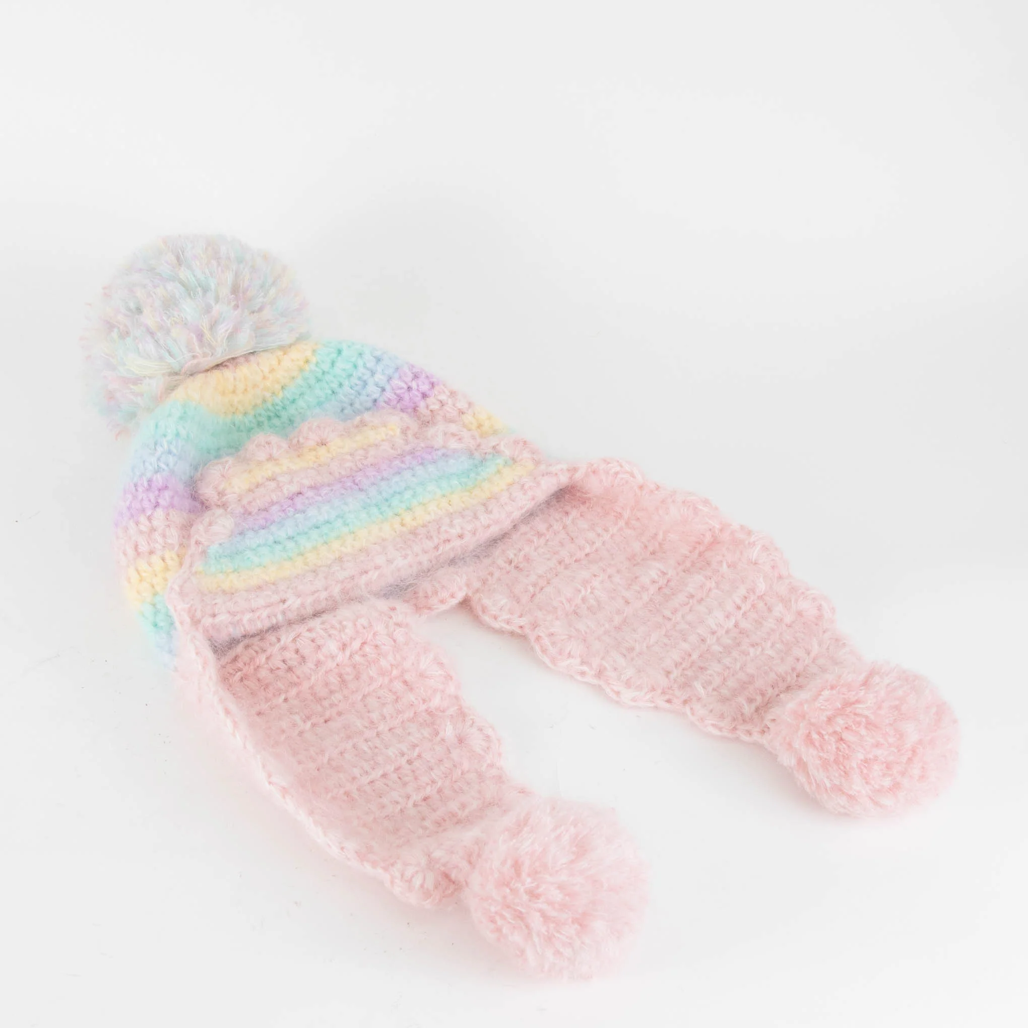 Maridruna Pastel Rainbow Hat