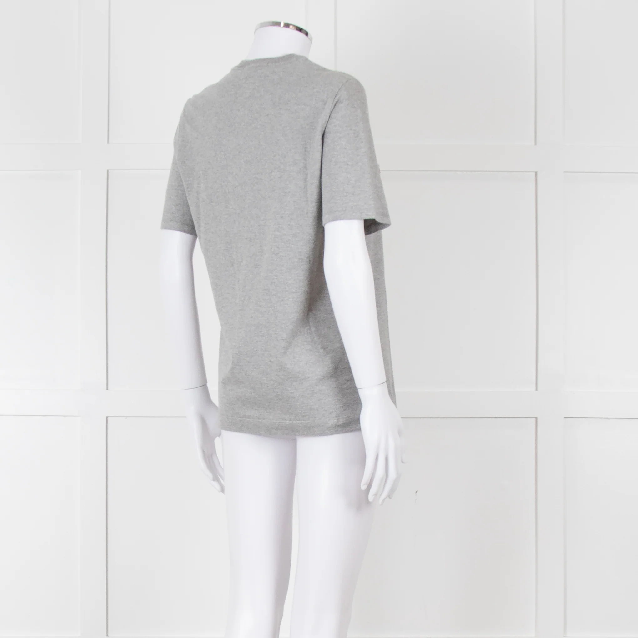 Markus Lupfer Grey Diamante Lips T Shirt - Image 4
