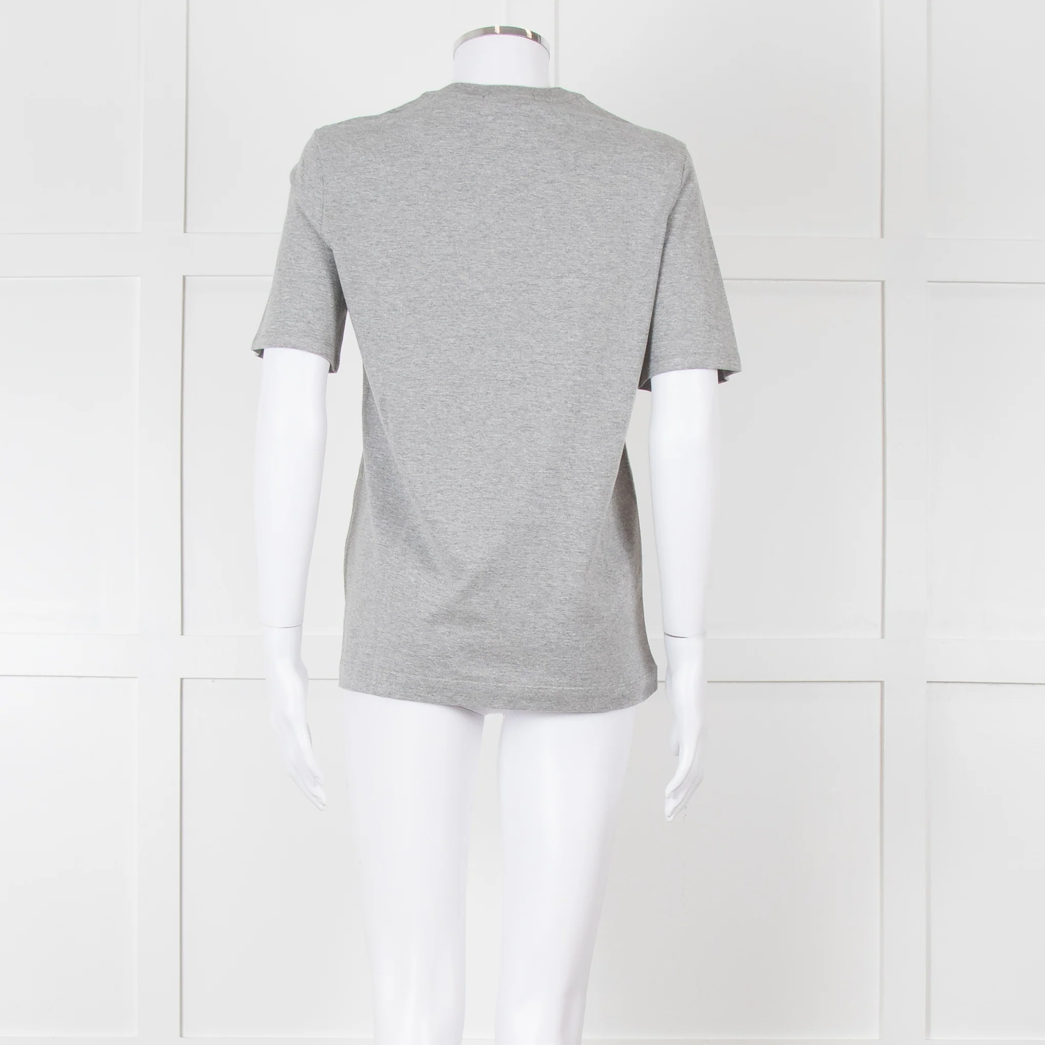 Markus Lupfer Grey Diamante Lips T Shirt - Image 5