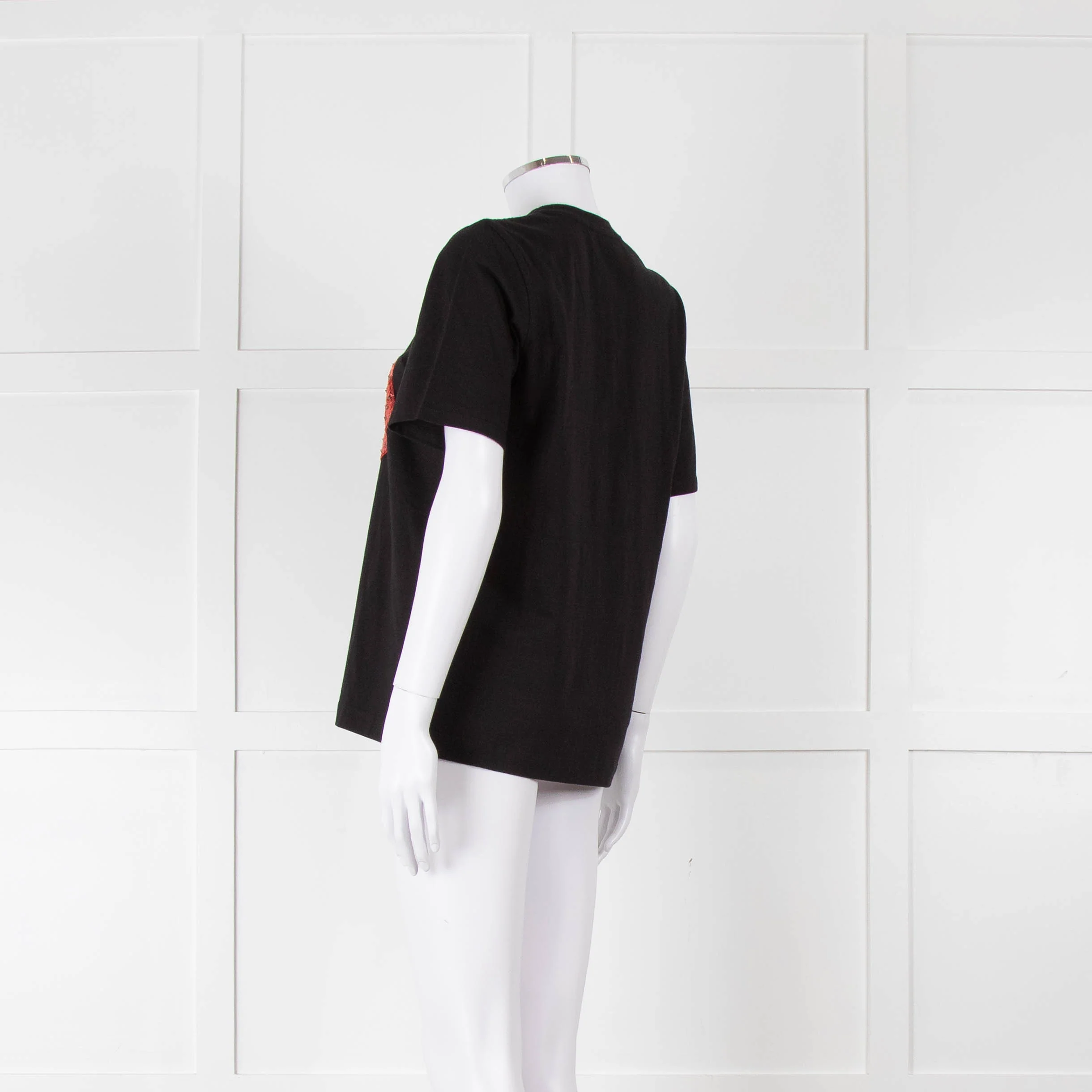 Markus Lupfer Navy Diamante Lips T Shirt - Image 6