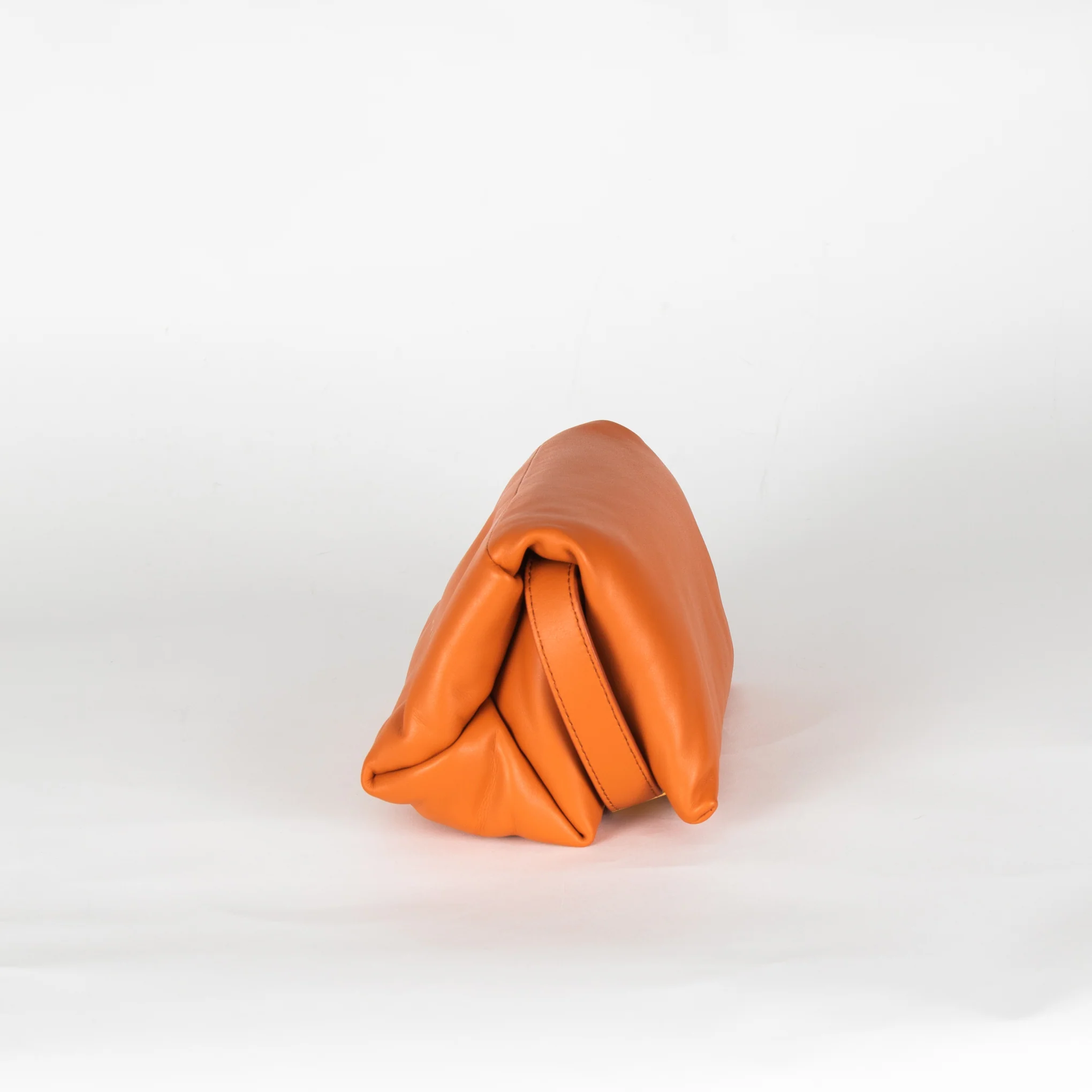 Marni Orange Small Prisma Leather Shoulder Bag - Image 7