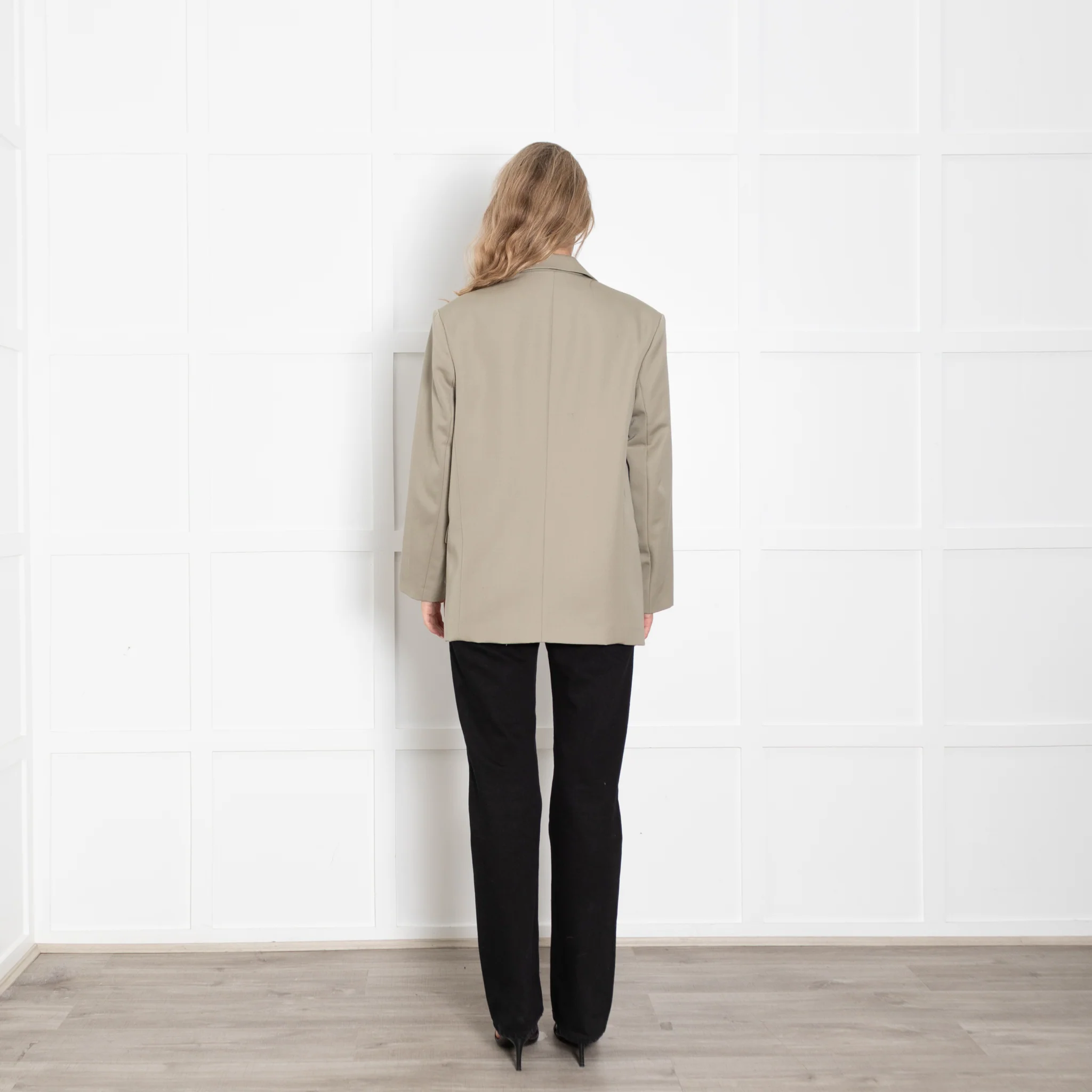 Marni Taupe Black Colour Block Jacket - Image 5