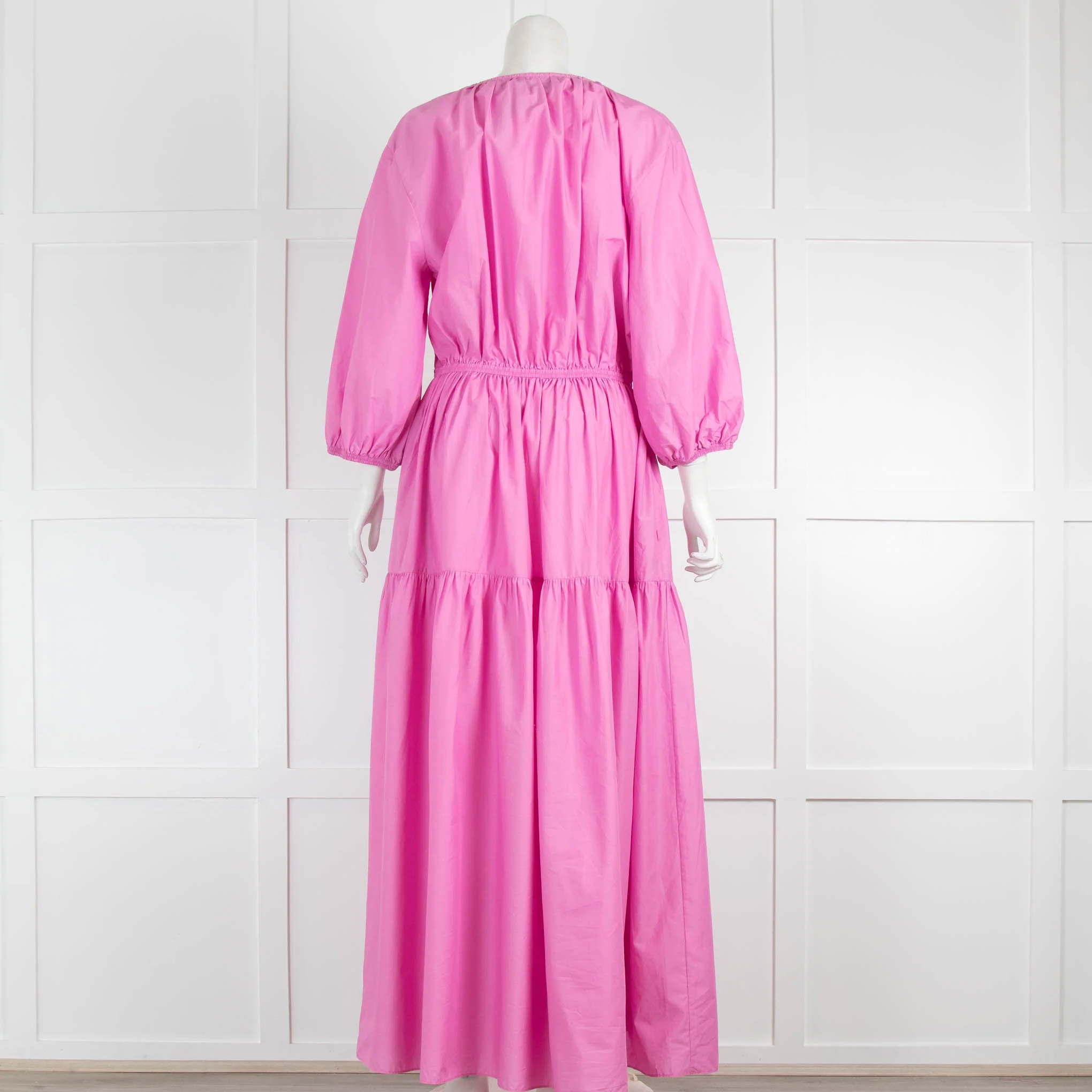 Matteau Purple Tiered Crew Dress - Image 3