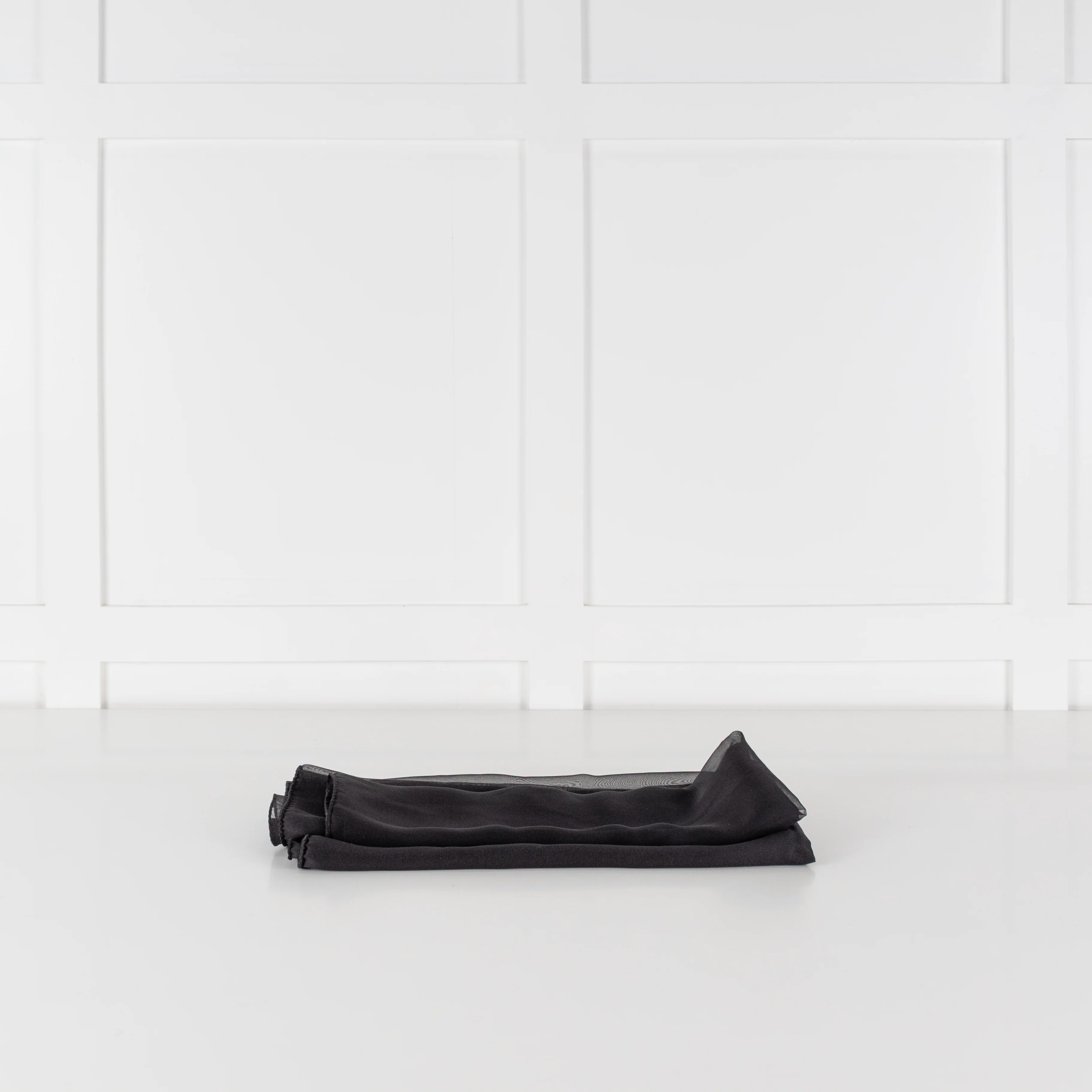Max Mara Black Silk Scarf - Image 2