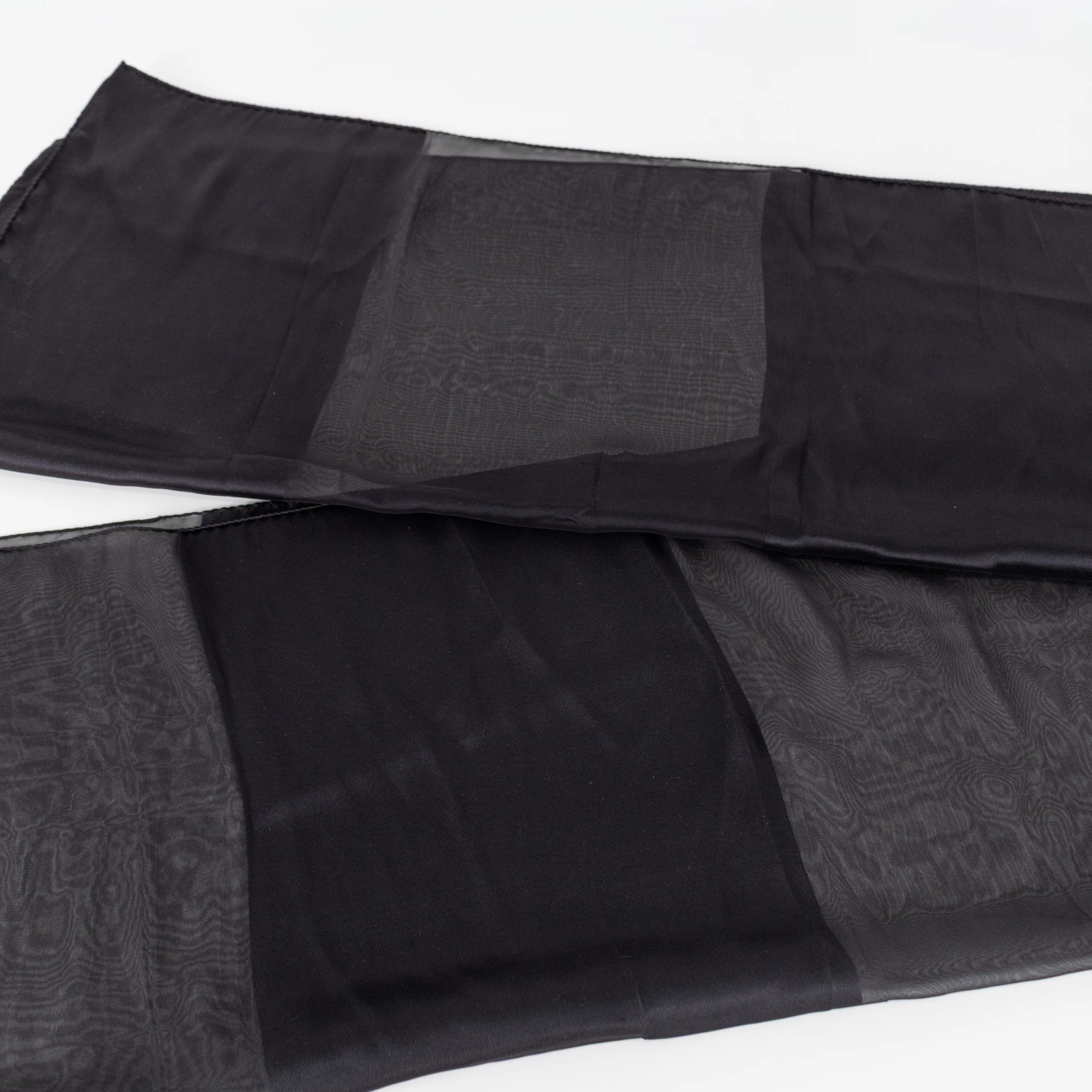Max Mara Black Silk Scarf - Image 3