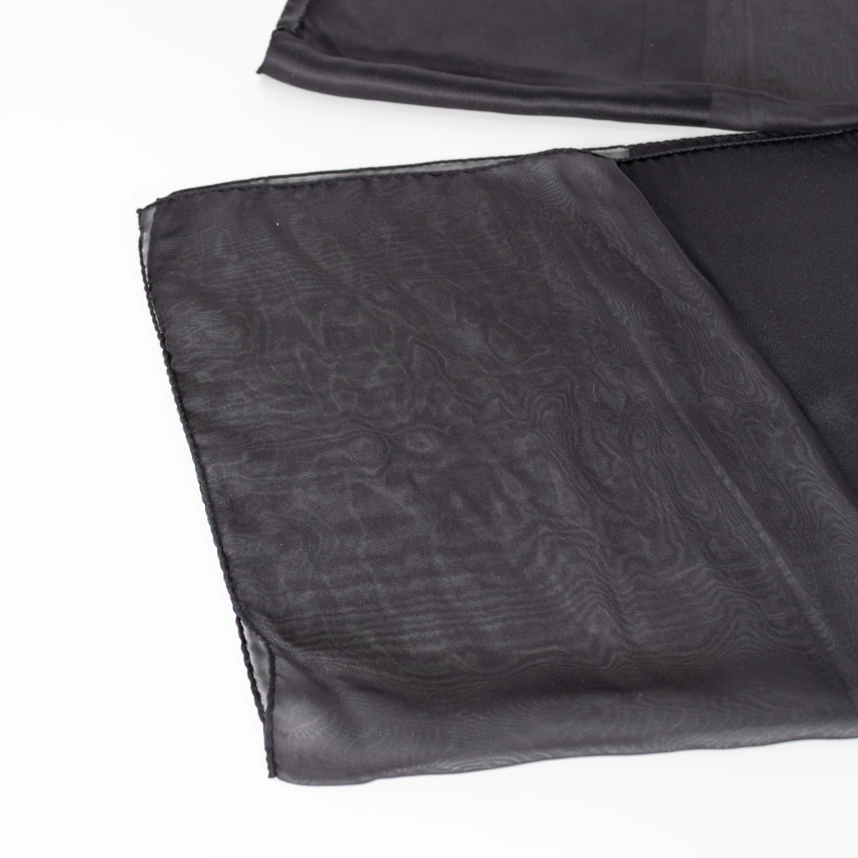 Max Mara Black Silk Scarf - Image 4