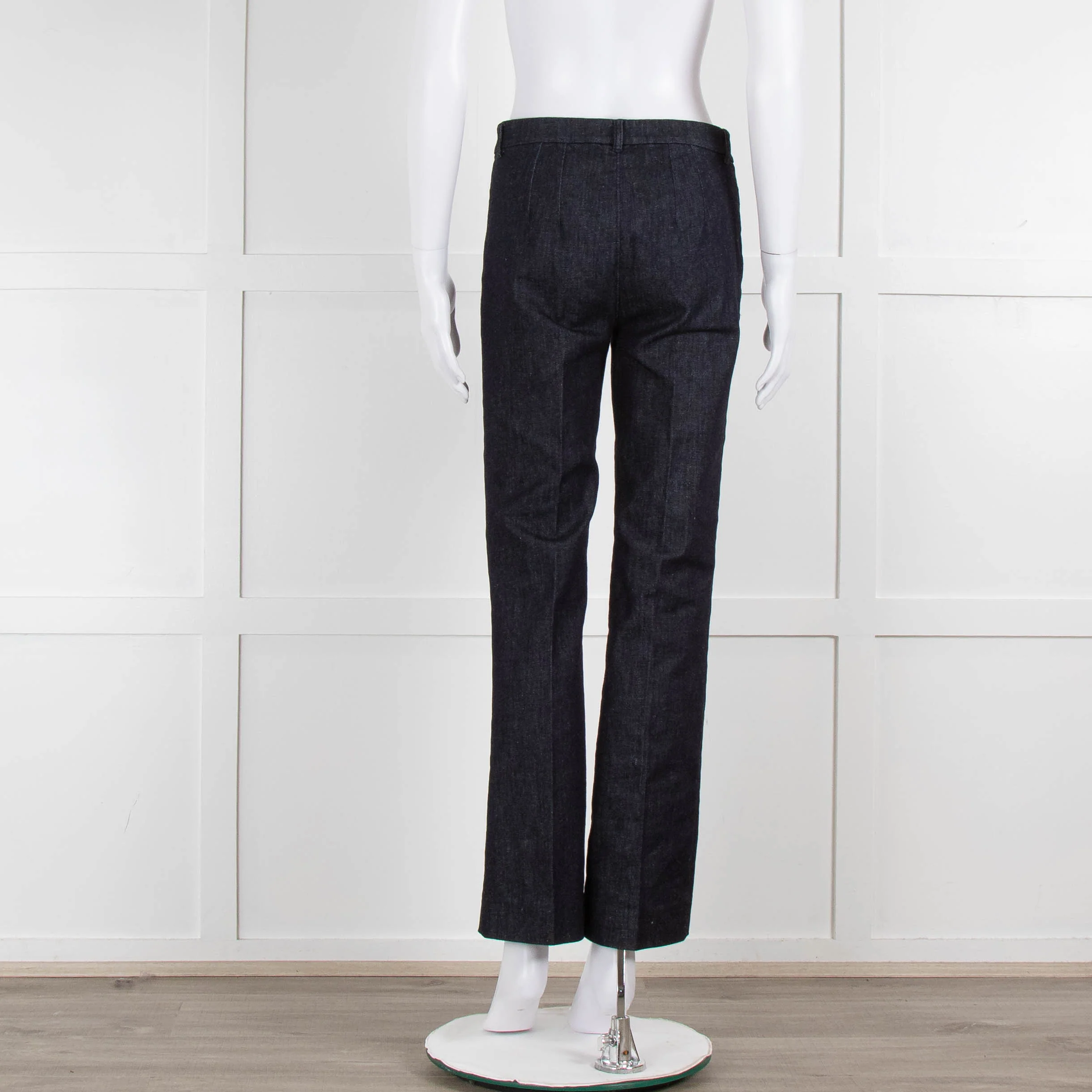 Max Mara Blue Denim Stretch BootCut Jeans - Image 6