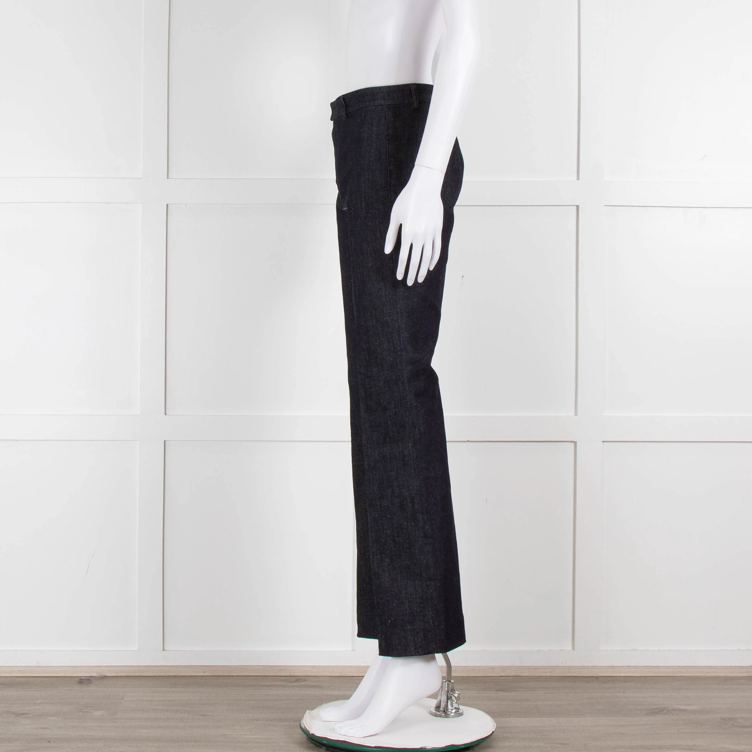 Max Mara Blue Denim Stretch BootCut Jeans - Image 8