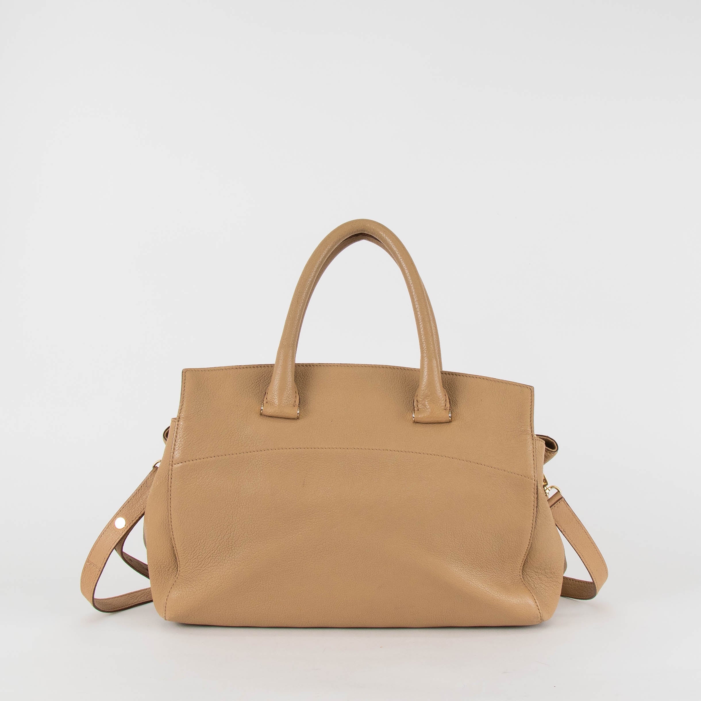 Max Mara Caramel Leather Hollywood Bag - Image 4