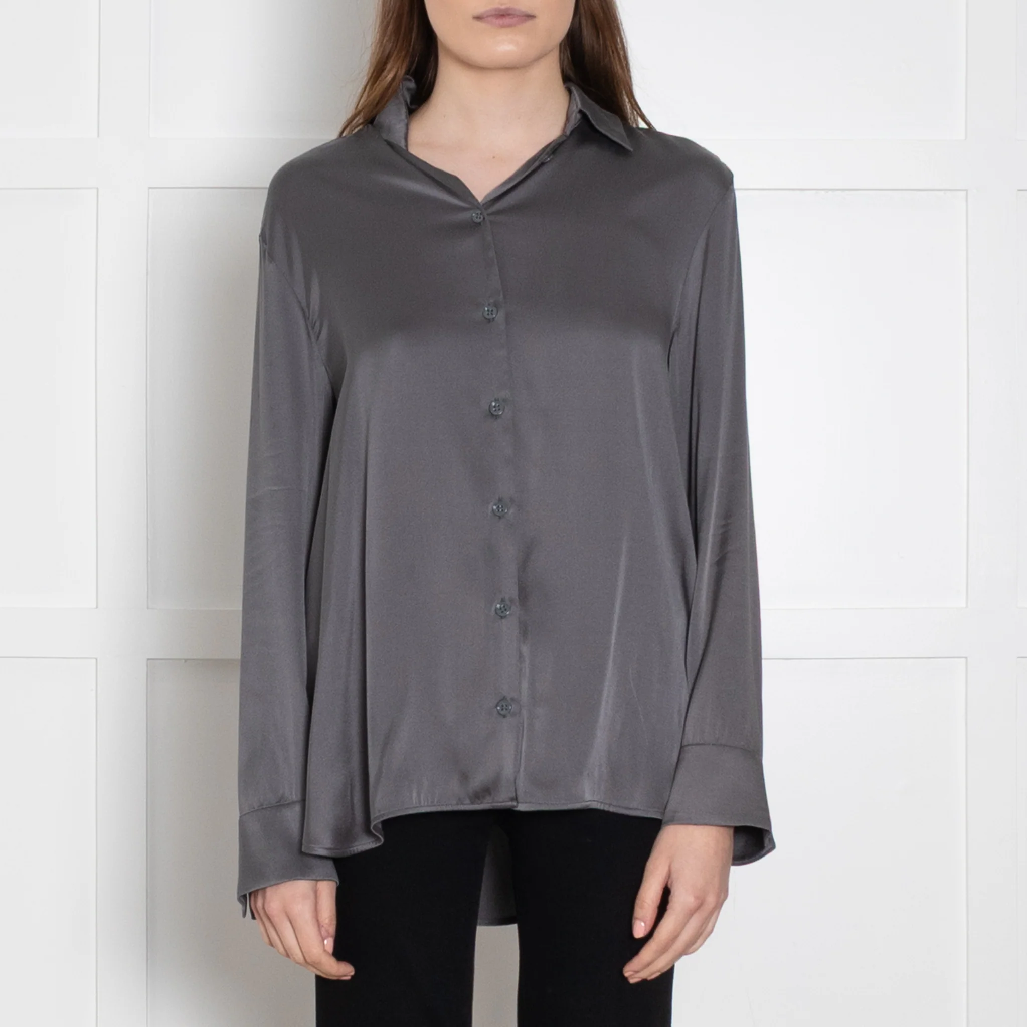 Max Mara Leisure Grey Blouse - Image 2