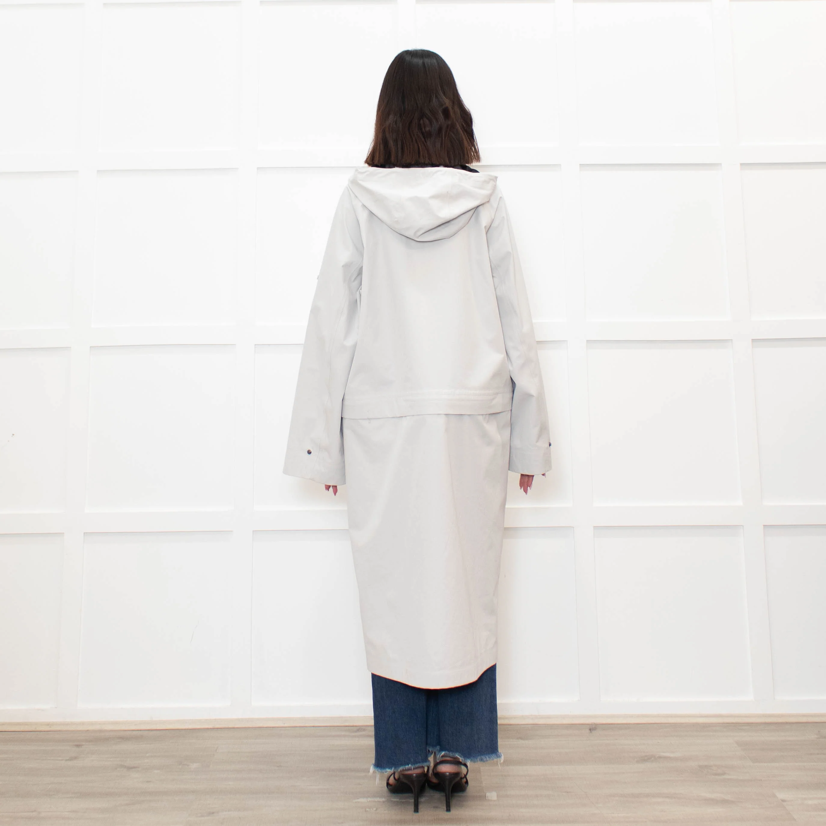 Max Mara Leisure Pale Grey Smart Active Coat - Image 6
