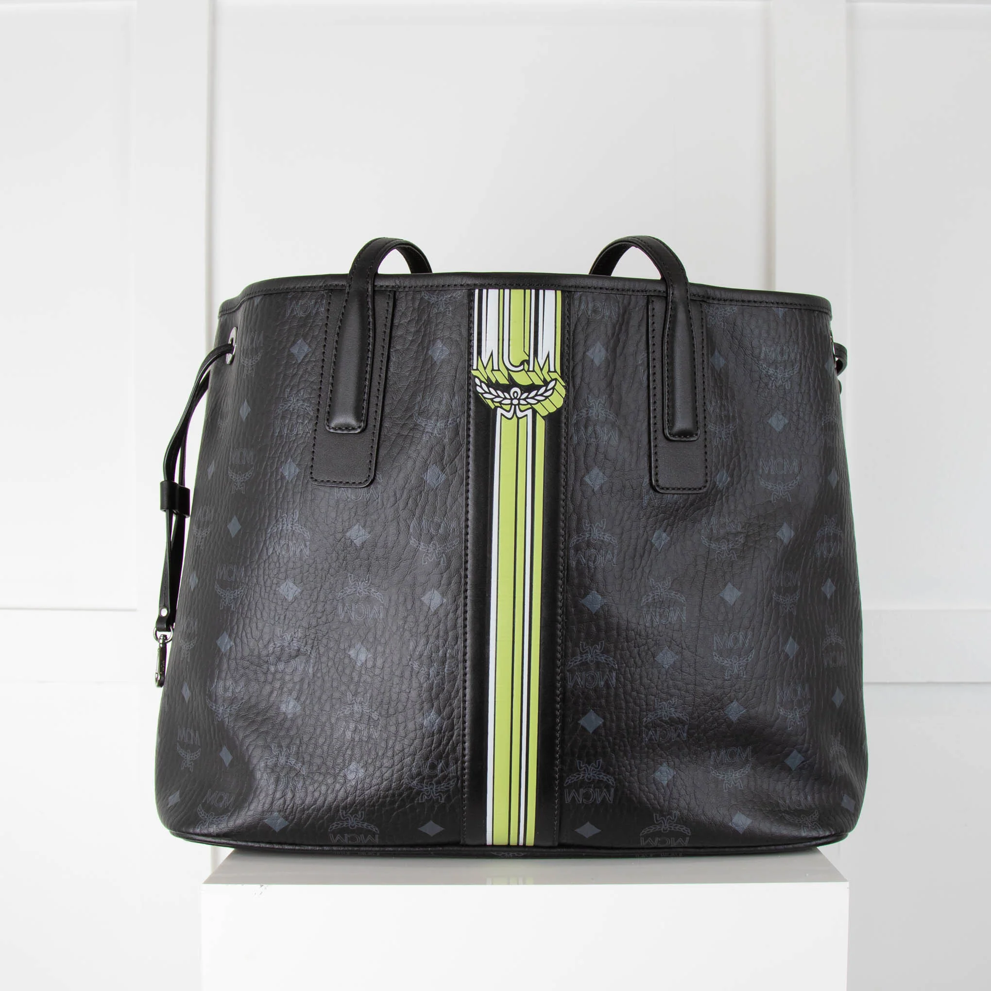 MCM Reversible Liz Canvas and Nappa Leather Shopper