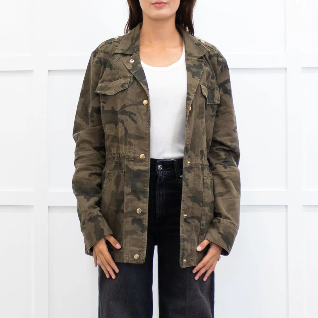 Me + Em Army Green Camo Jacket - Image 2