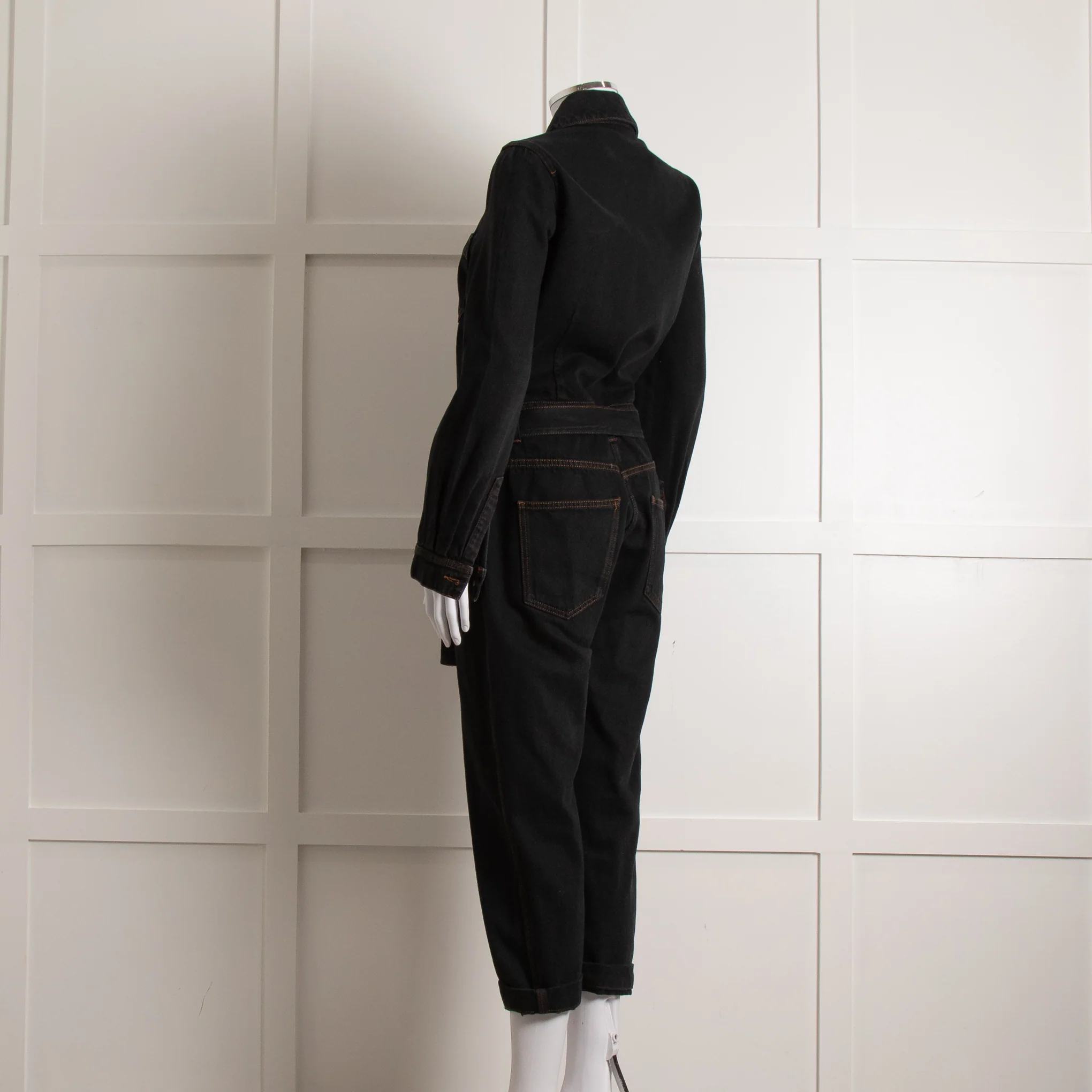 Me + Em Black Denim Jumpsuit - Image 4