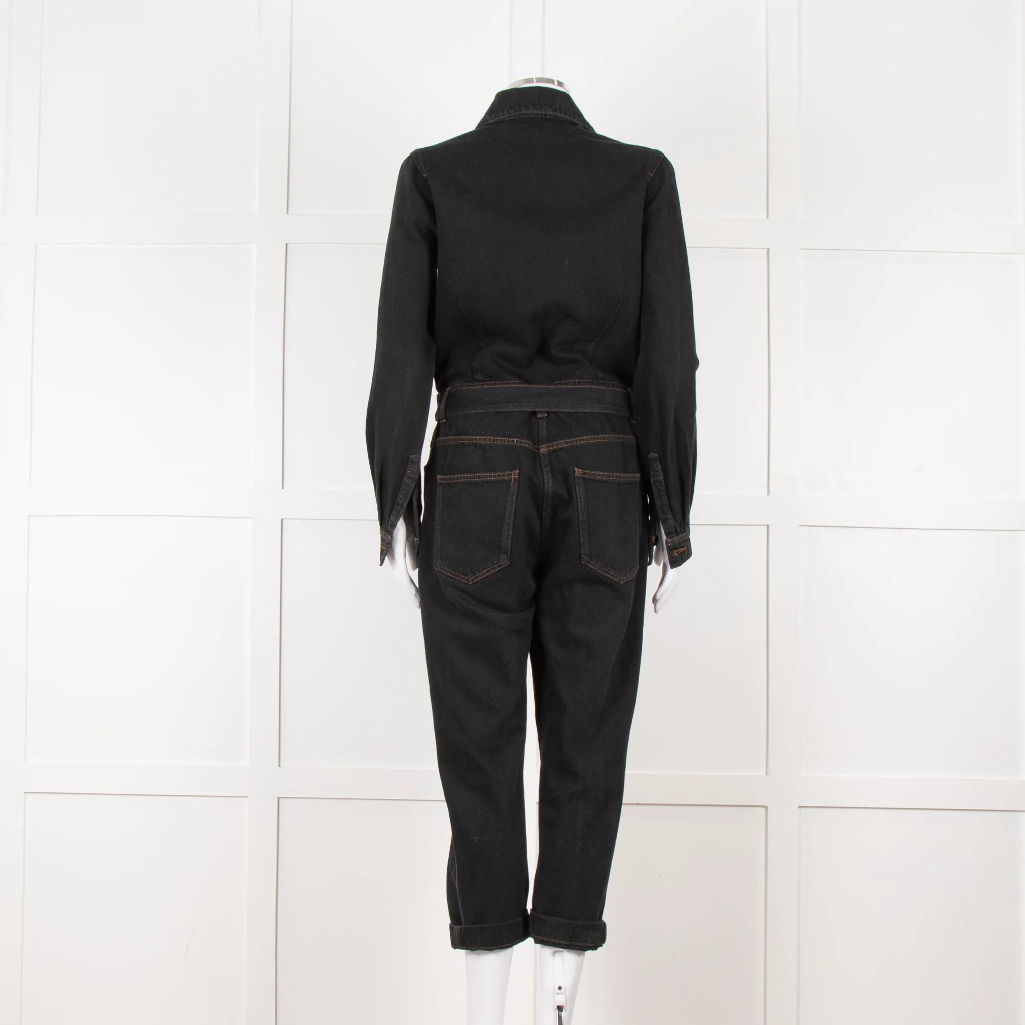 Me + Em Black Denim Jumpsuit - Image 5