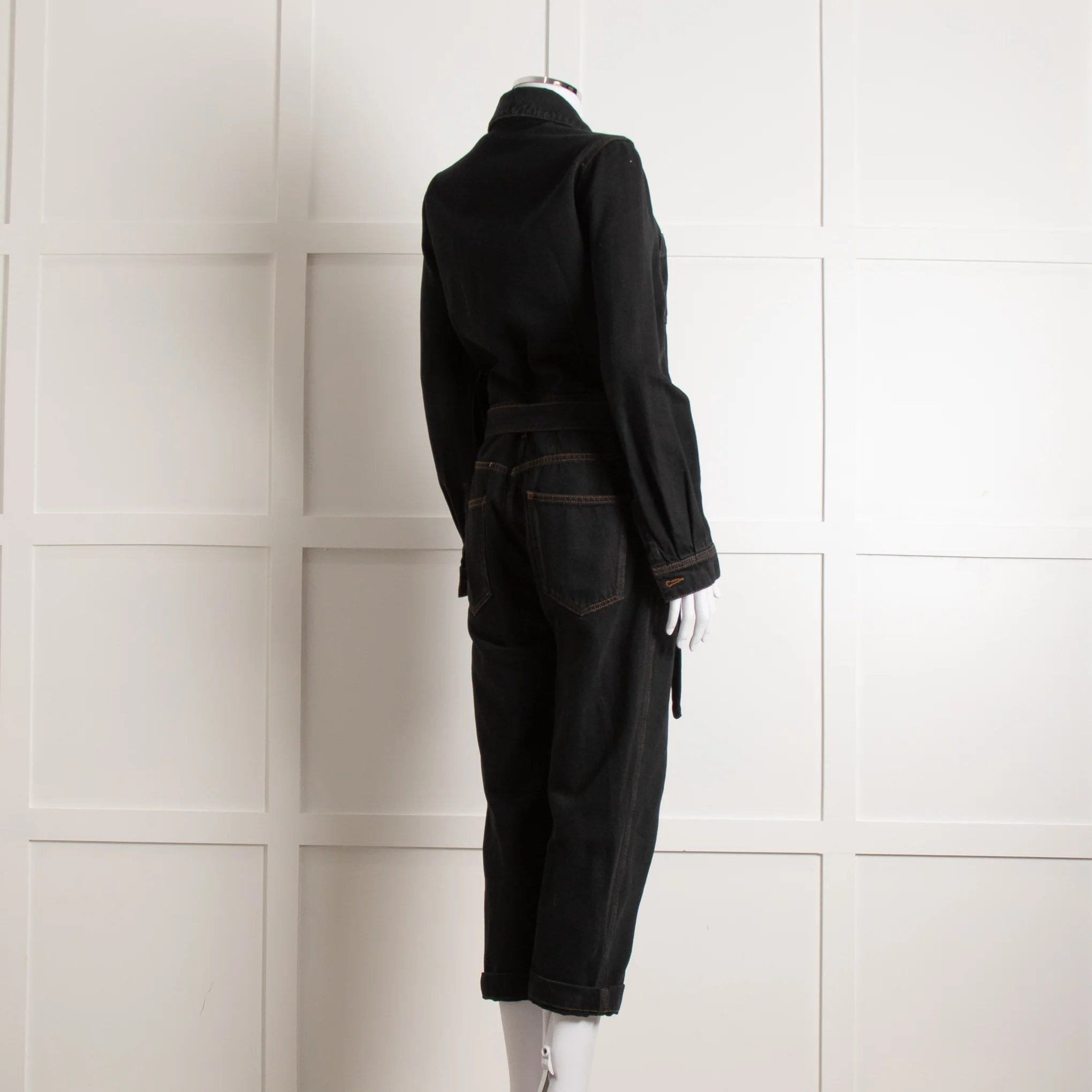 Me + Em Black Denim Jumpsuit - Image 6