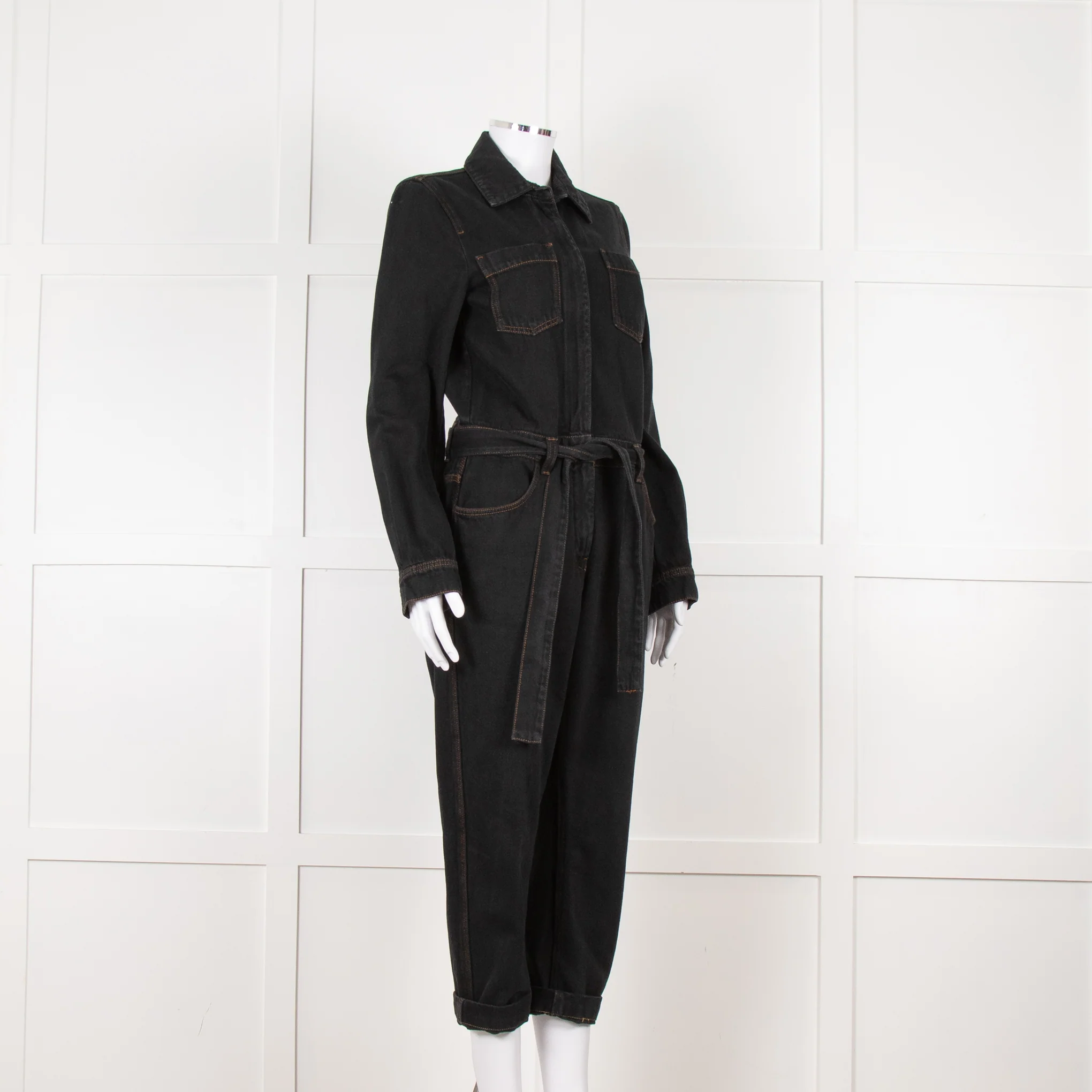 Me + Em Black Denim Jumpsuit - Image 8