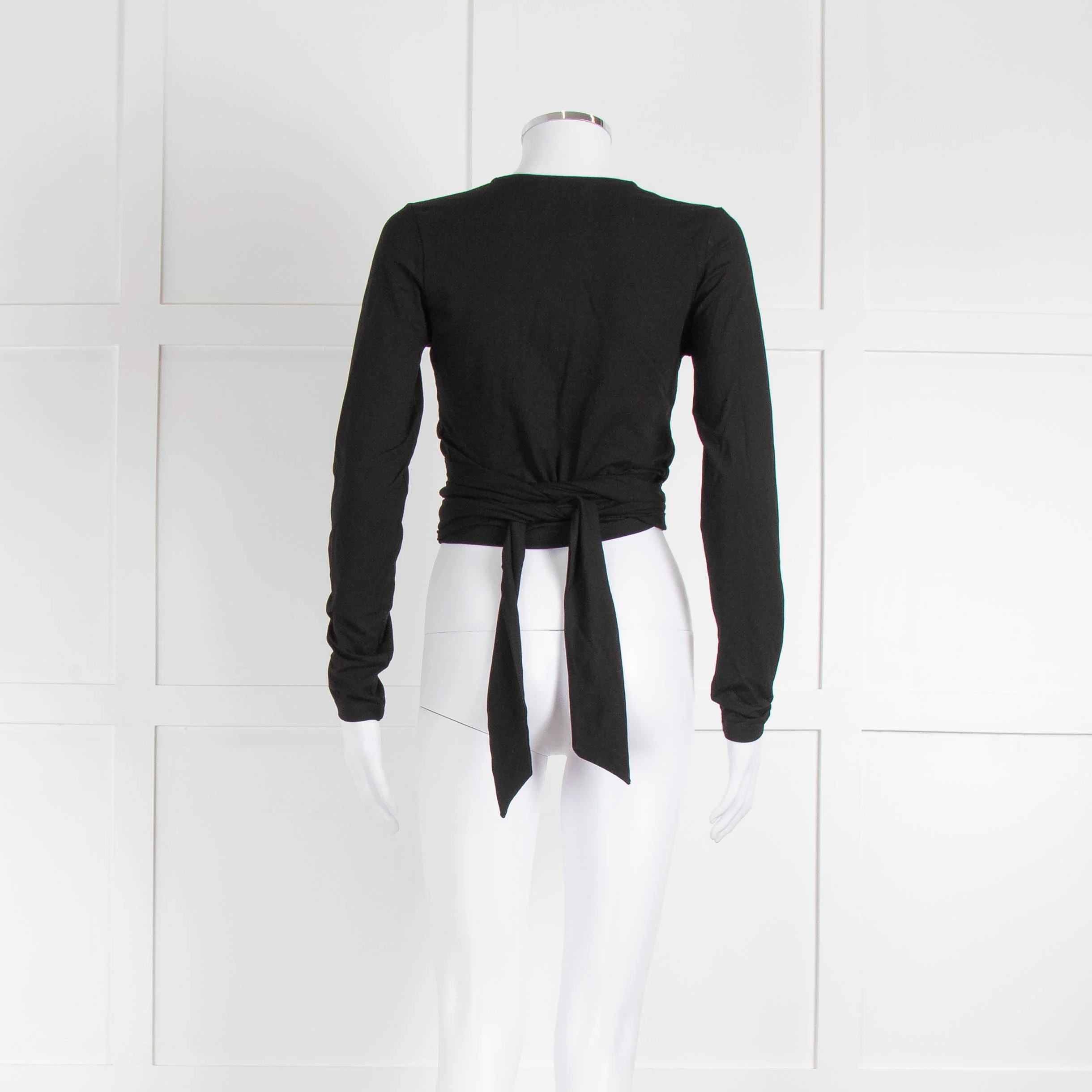 Me + Em Black Jersey Ballerina Top - Image 3