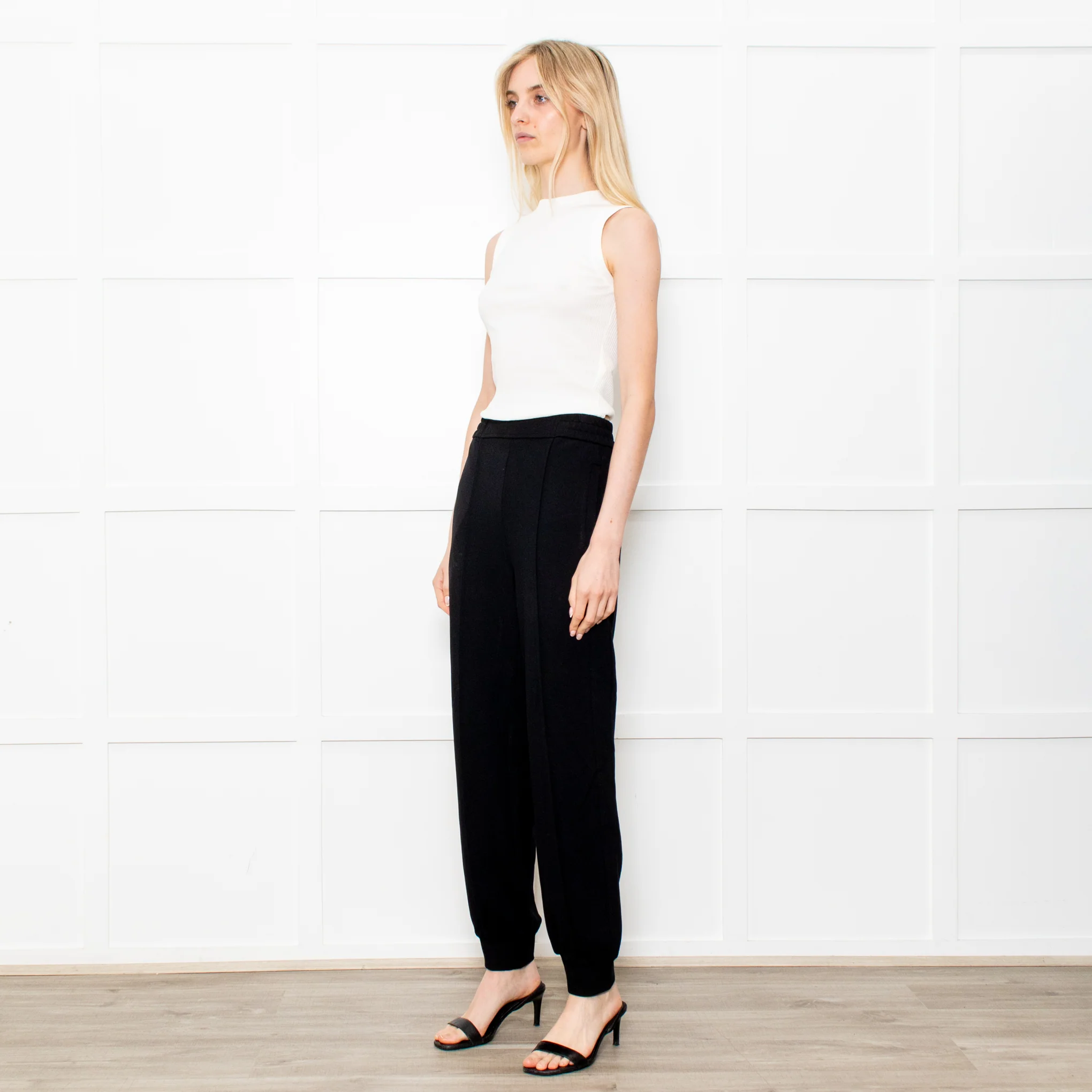 Me + Em Black Jogger Trousers - Image 3