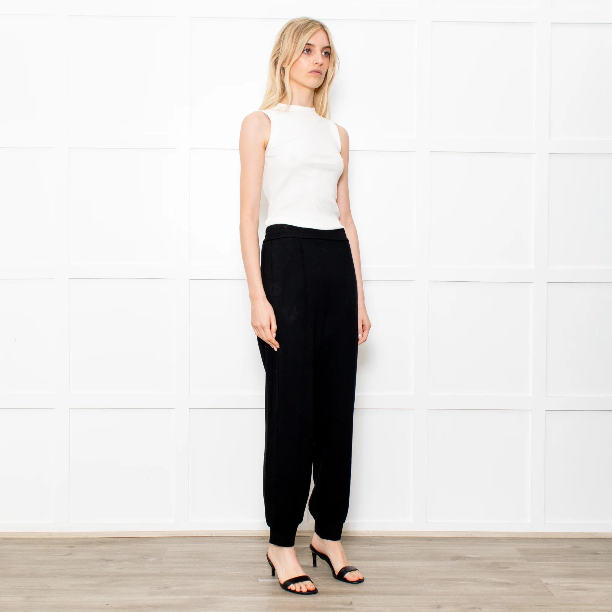 Me + Em Black Jogger Trousers - Image 4