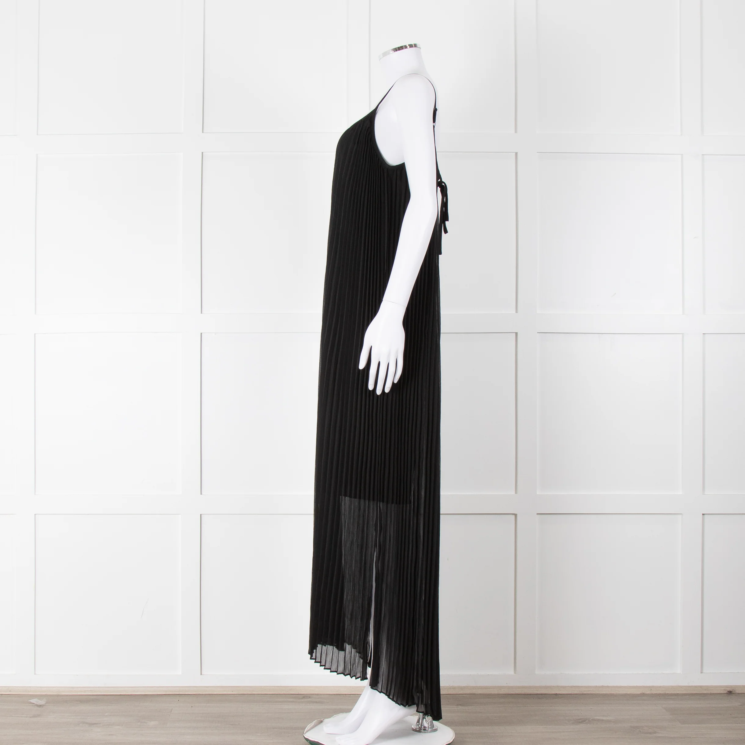 Me + Em Black Plisse Maxi Dress - Image 7