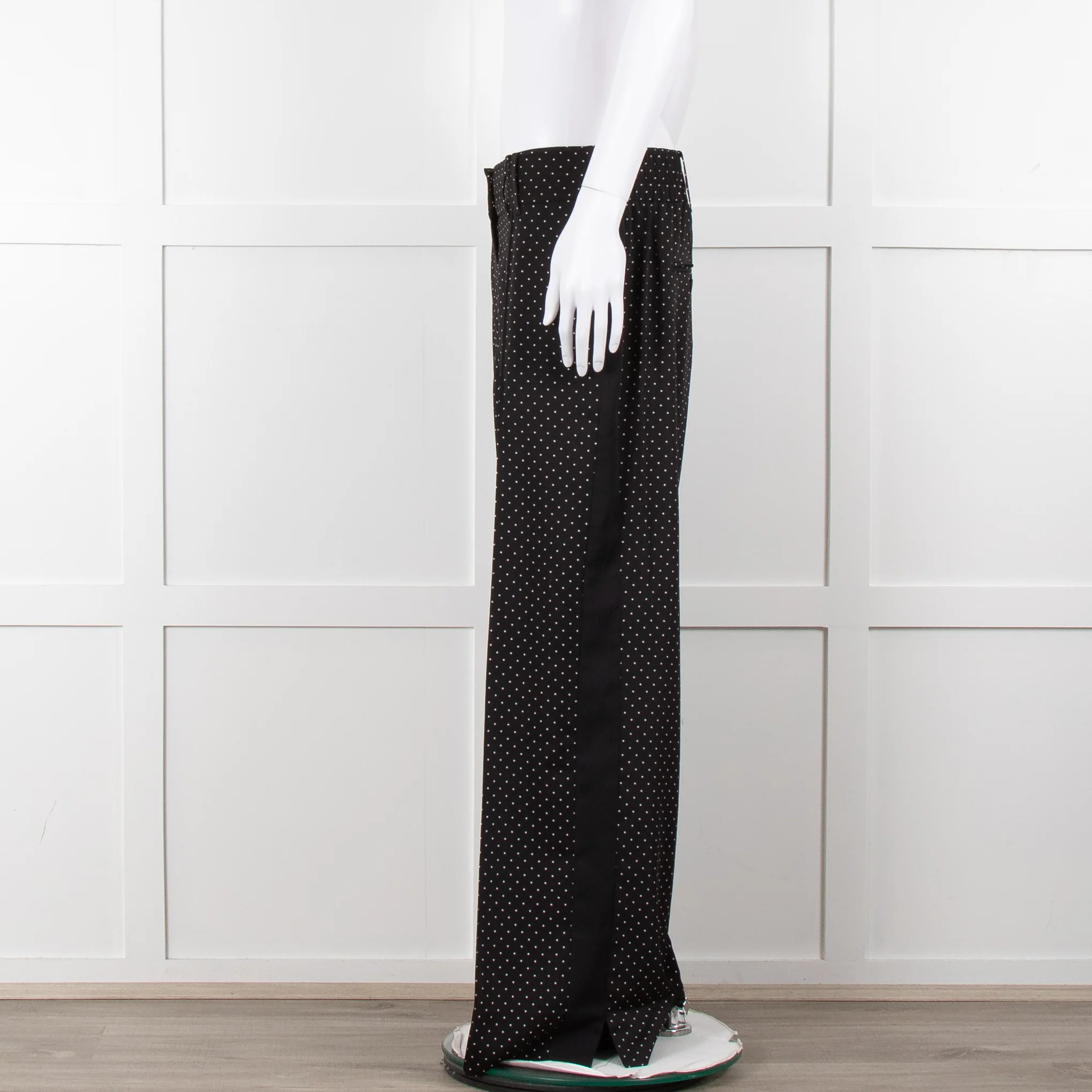 Me + Em Black Polka Dot Wide Leg Trousers - Image 7