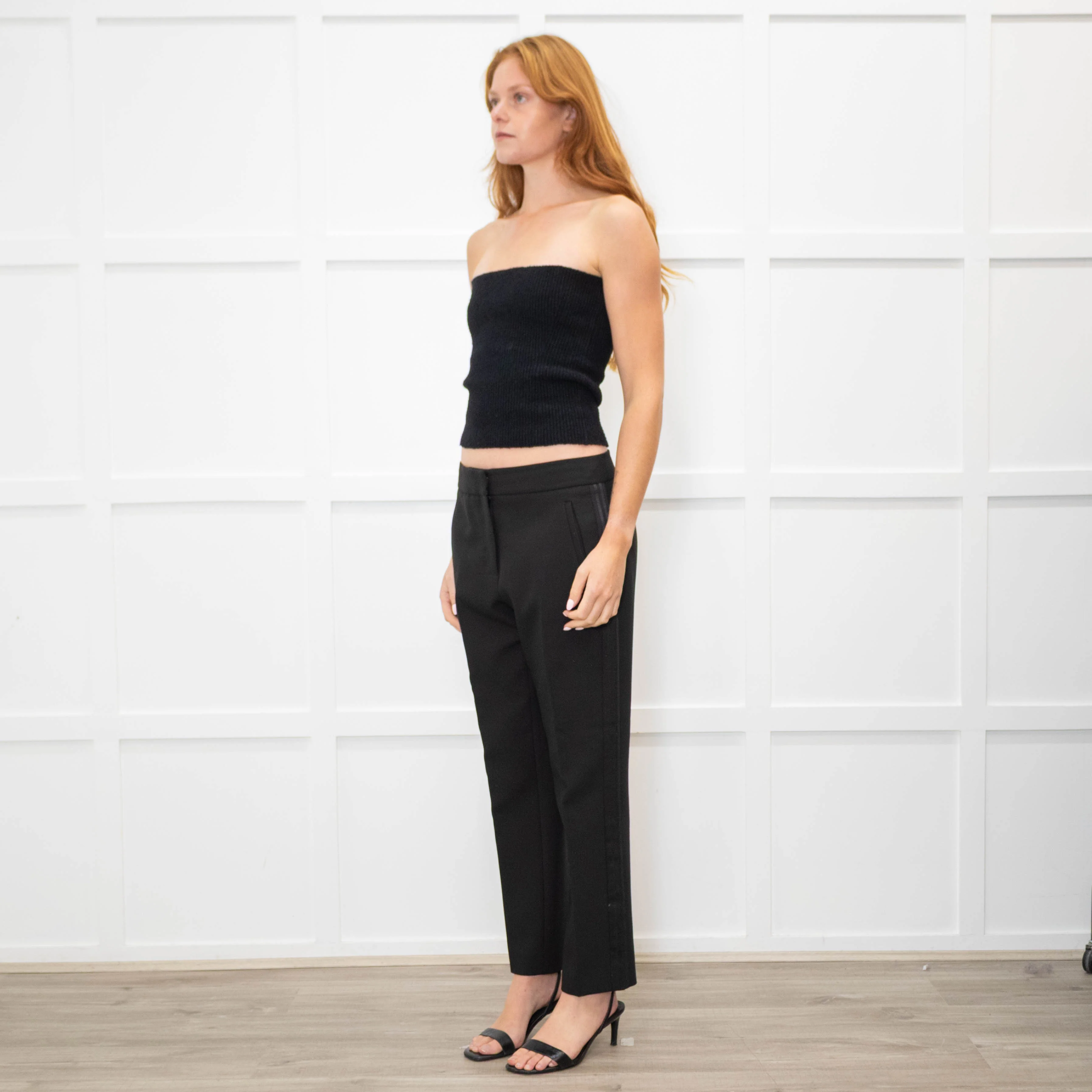 Me + Em Black Trousers with Side Stripe - Image 3