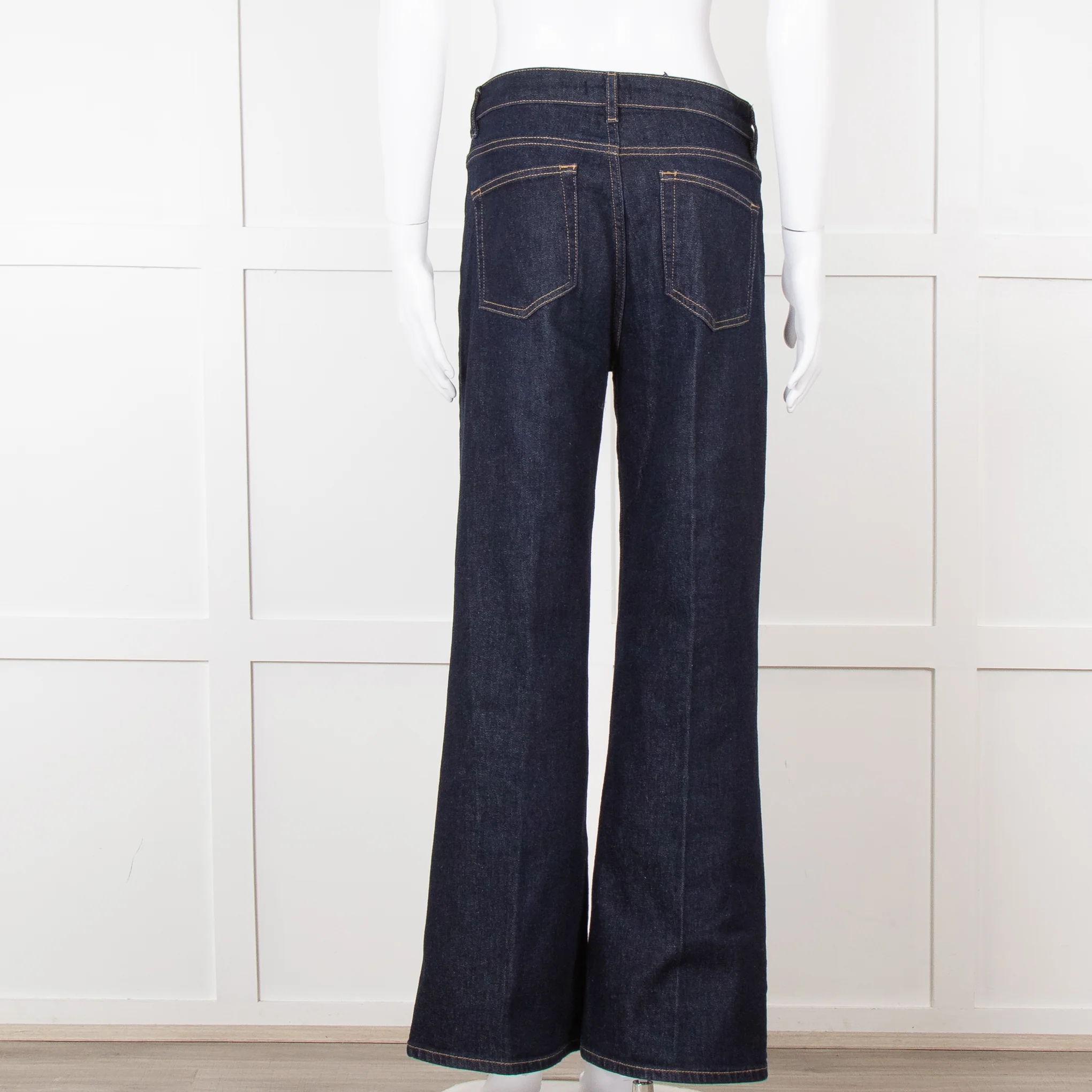 Me + Em Dark Blue Wide Leg Jeans - Image 5
