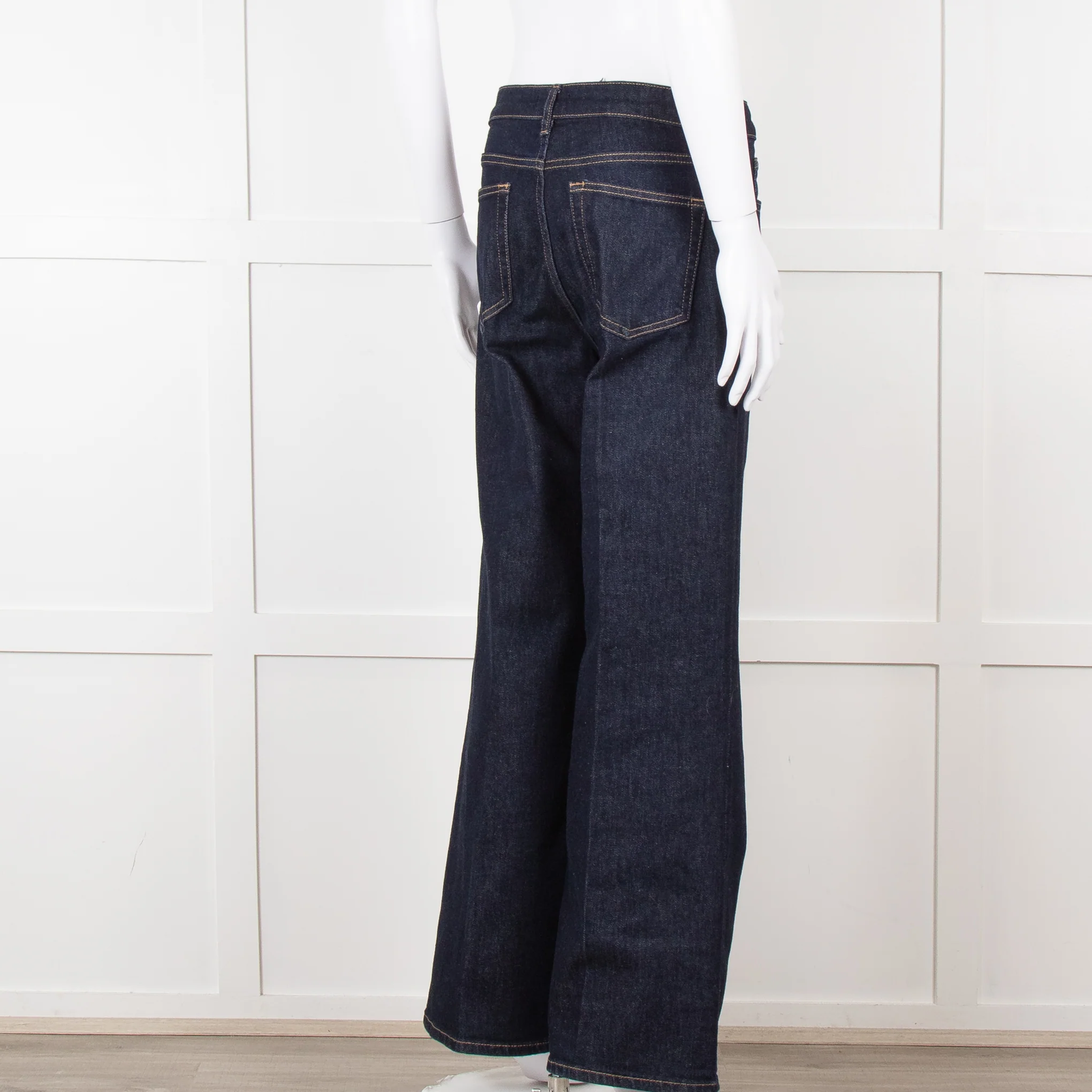 Me + Em Dark Blue Wide Leg Jeans - Image 6