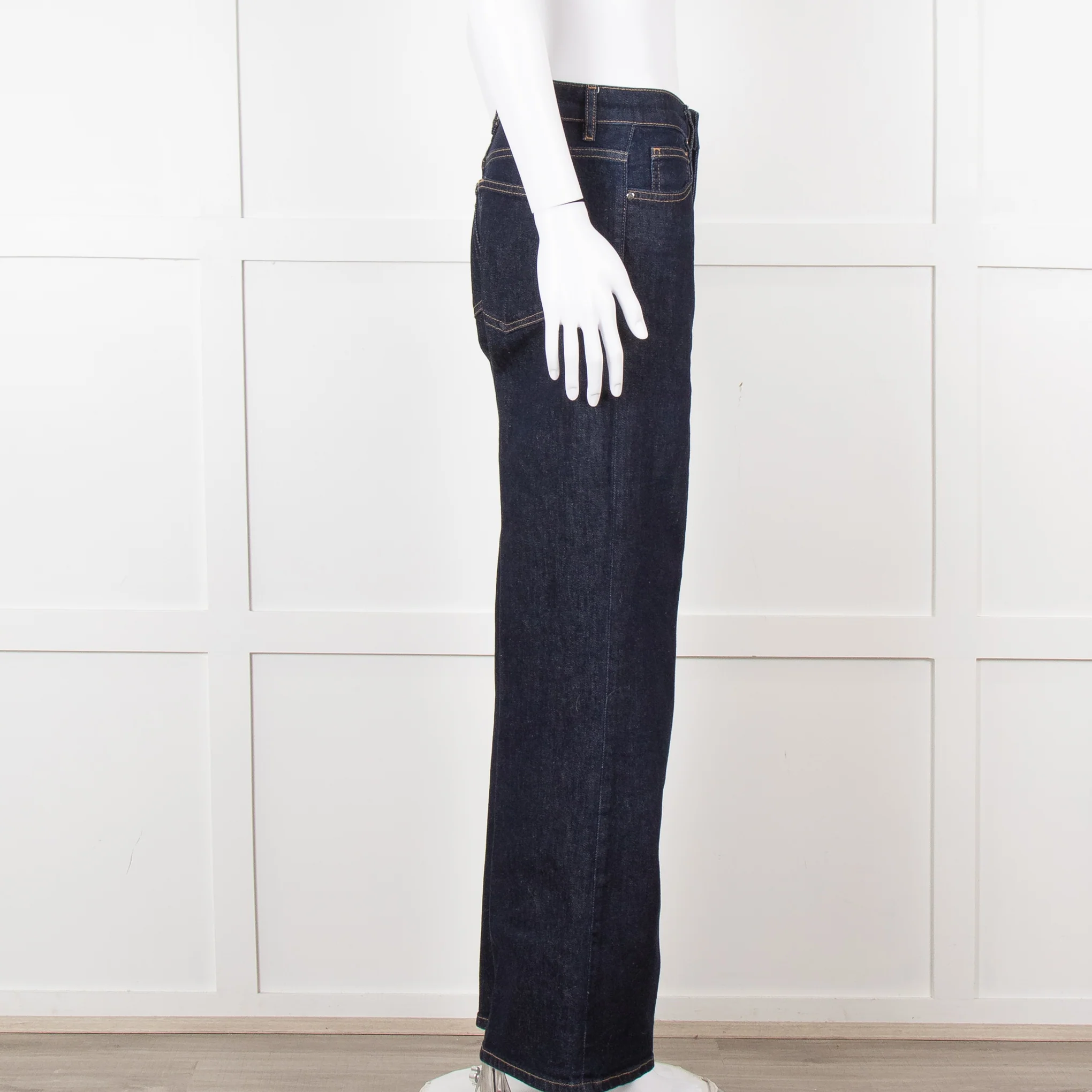 Me + Em Dark Blue Wide Leg Jeans - Image 7