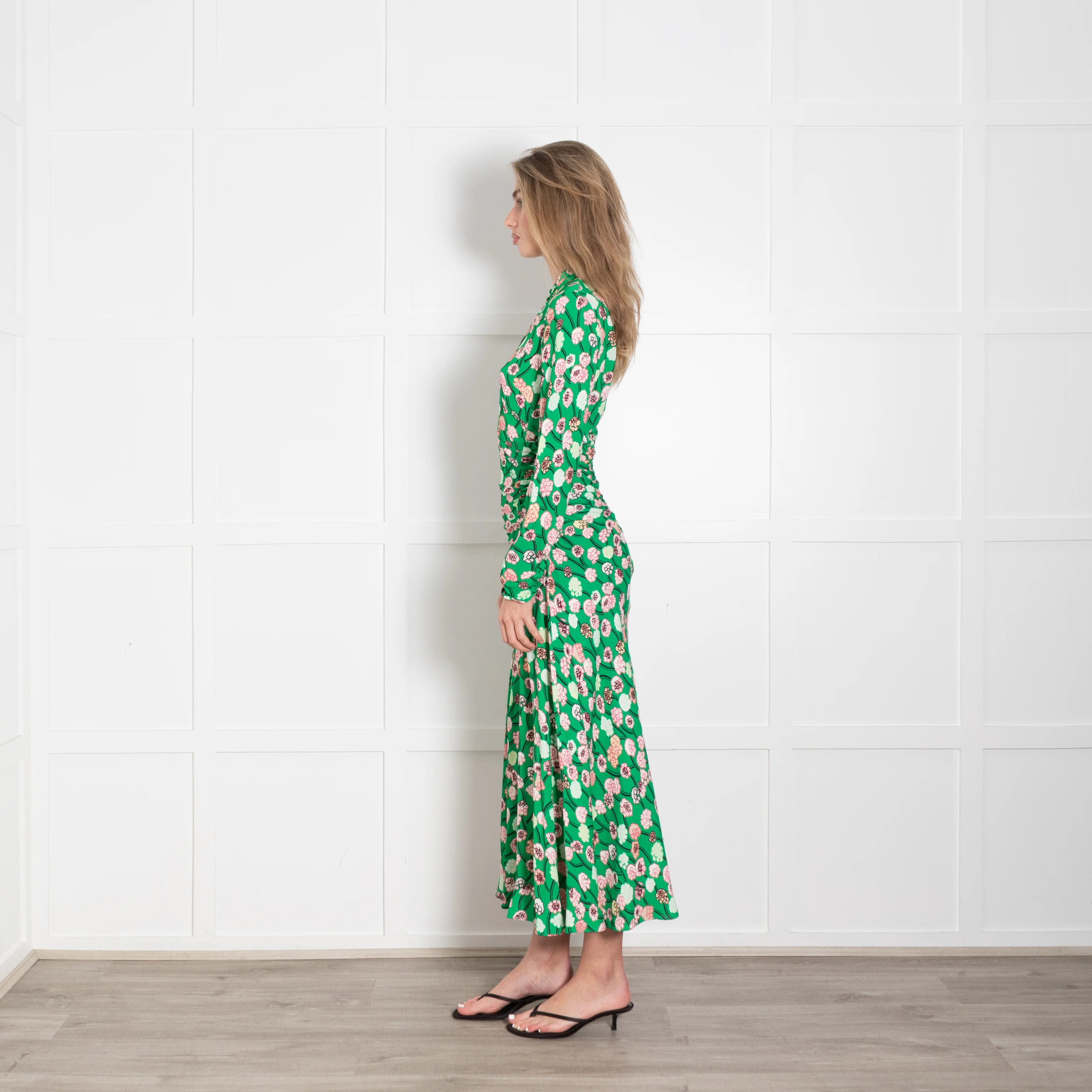 Me + Em Lantana Flower Print Midi Dress - Image 4