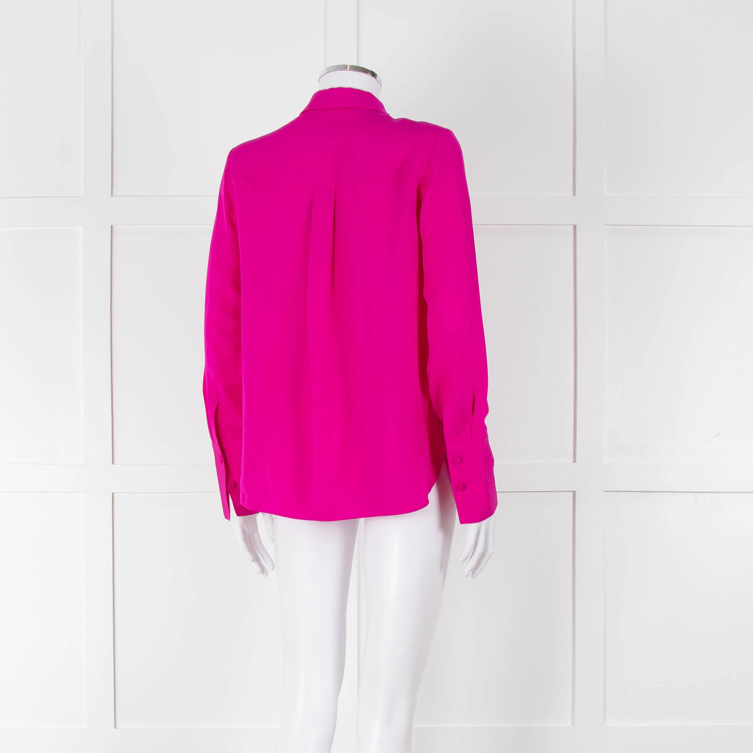 ME + EM Magenta Silk Shirt - Image 4