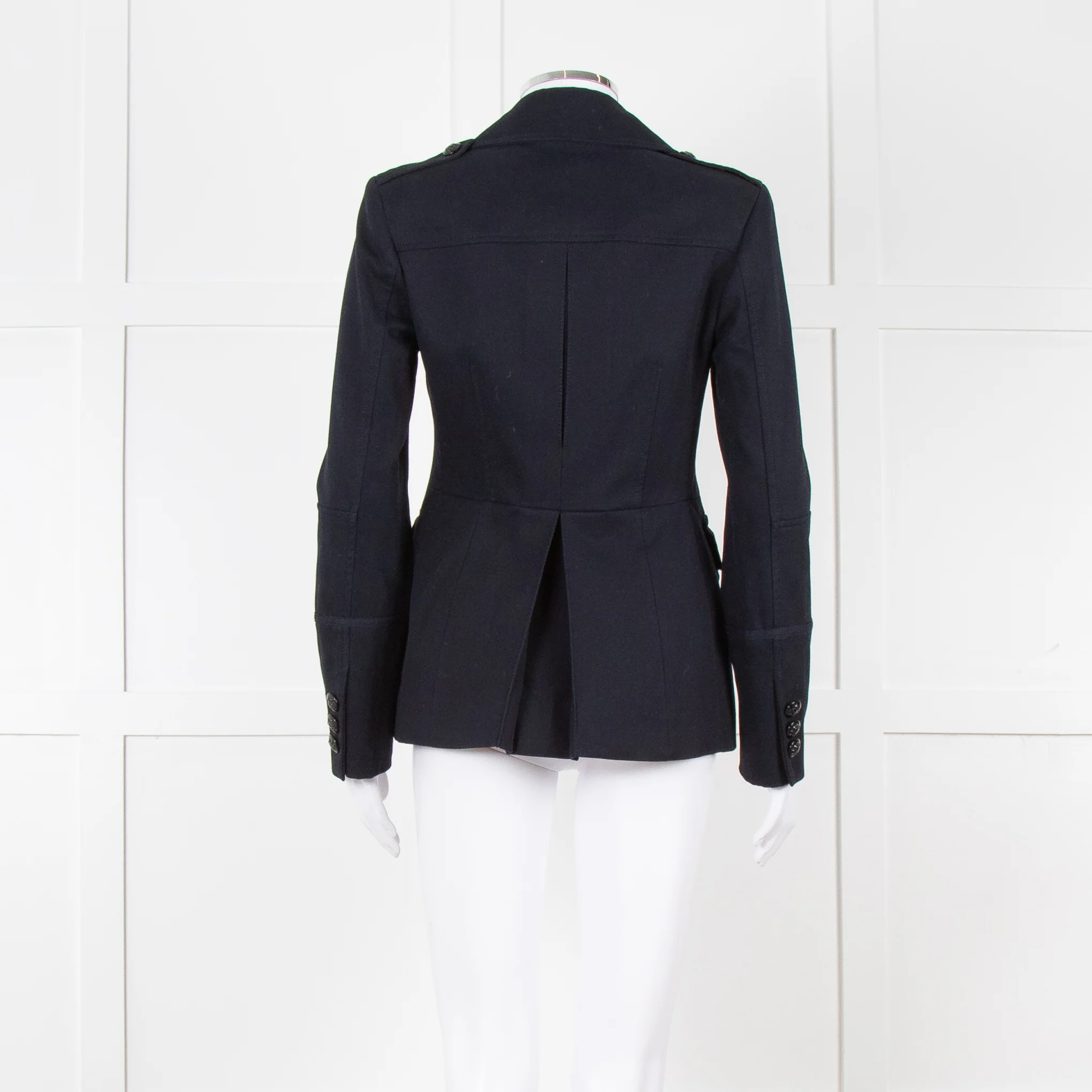 Me + Em Navy Military Style Jacket - Image 5