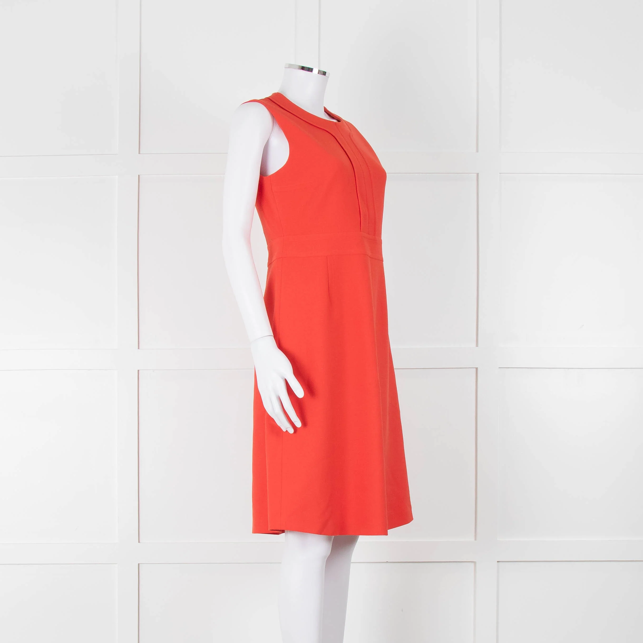ME + EM Orange Sleeveless Shift Dress - Image 2