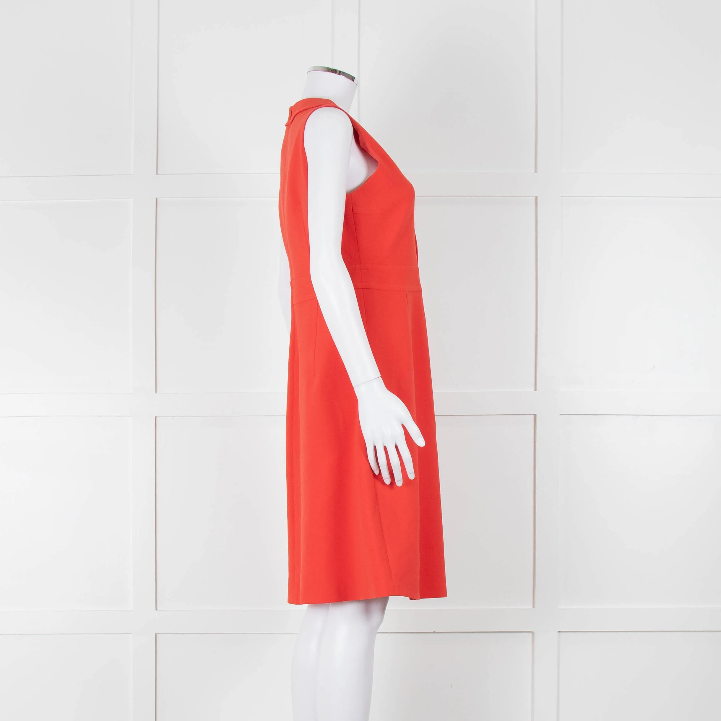 ME + EM Orange Sleeveless Shift Dress - Image 3