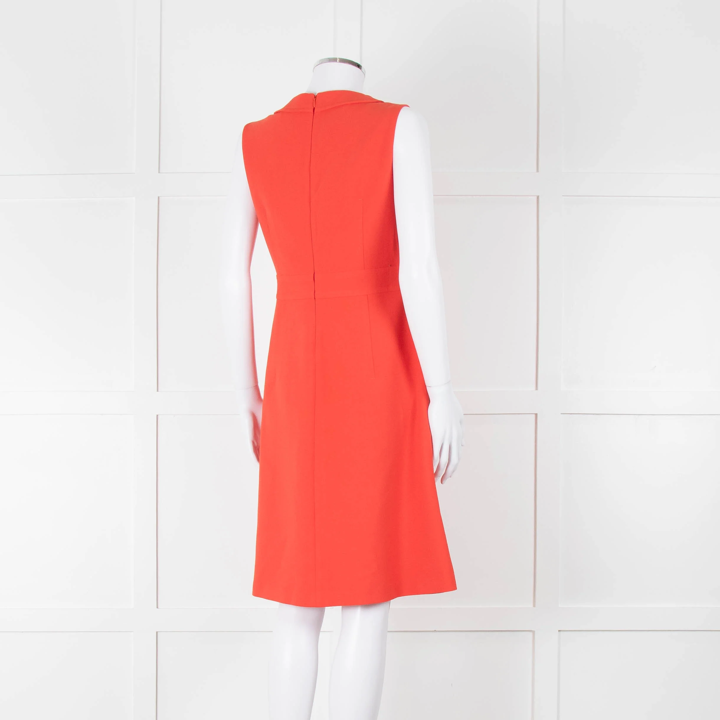 ME + EM Orange Sleeveless Shift Dress - Image 4