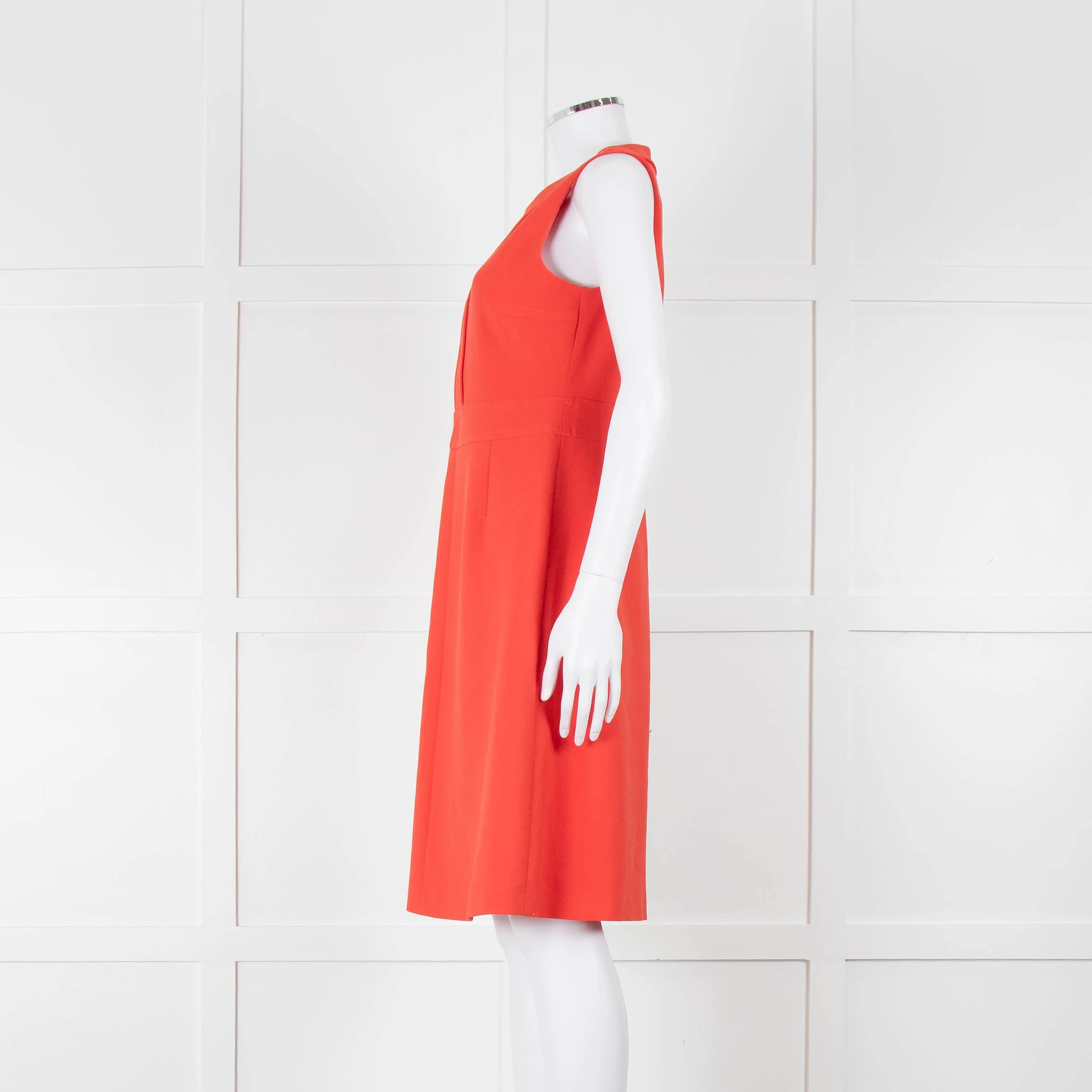 ME + EM Orange Sleeveless Shift Dress - Image 7