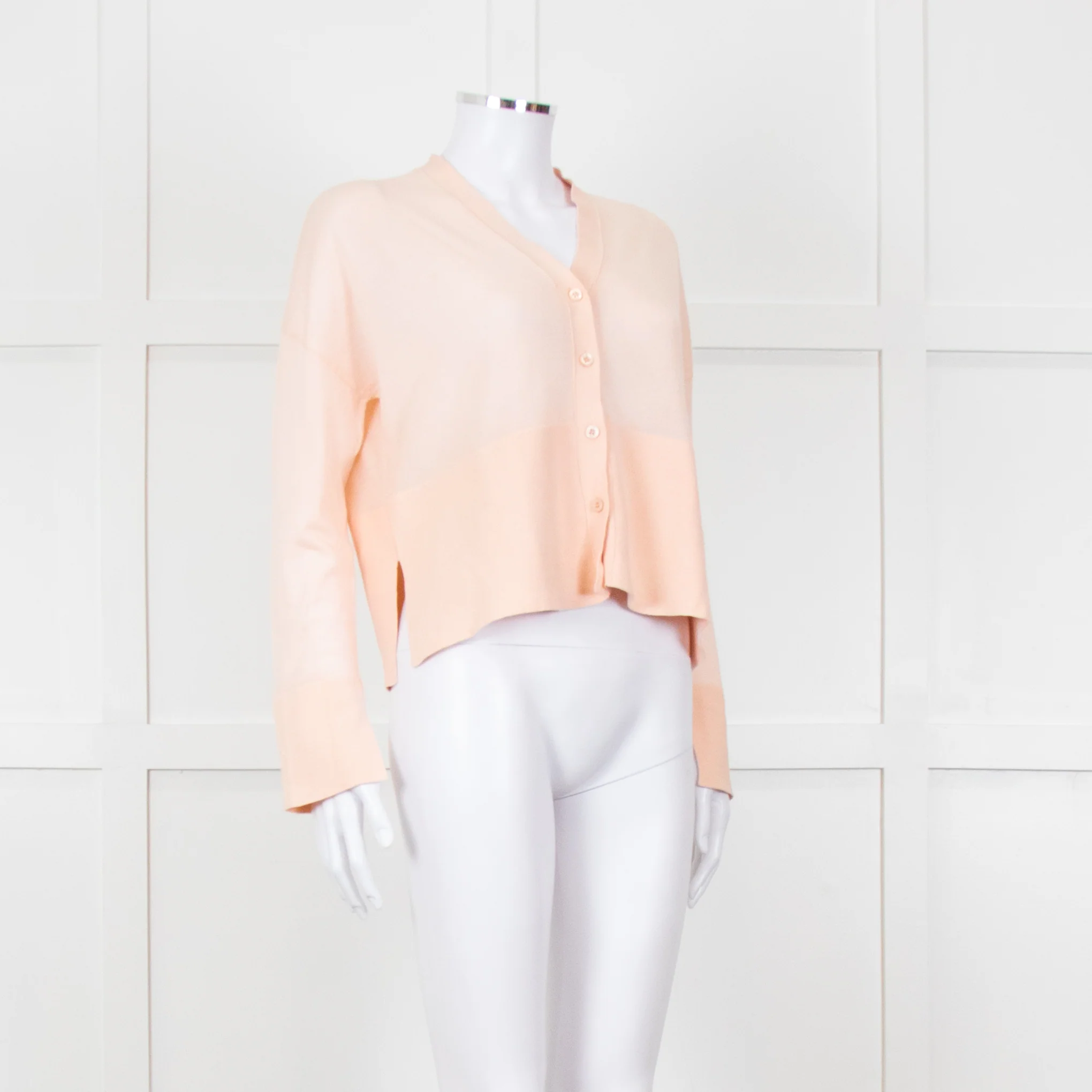 Me + Em Pale Pink Fine Knit Cardigan - Image 8