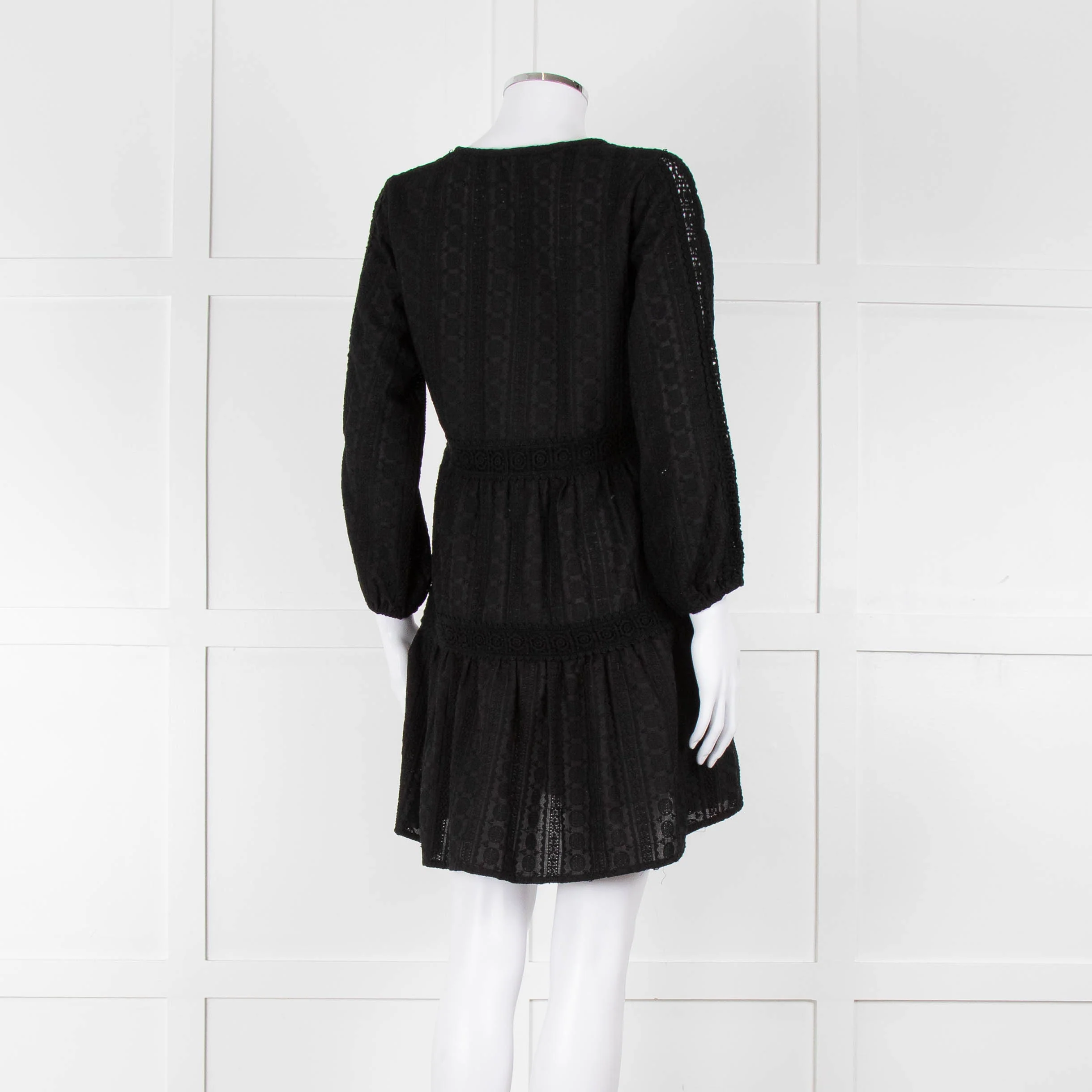 Melissa Odabash Black Short Tiered Beach Dress - Image 4